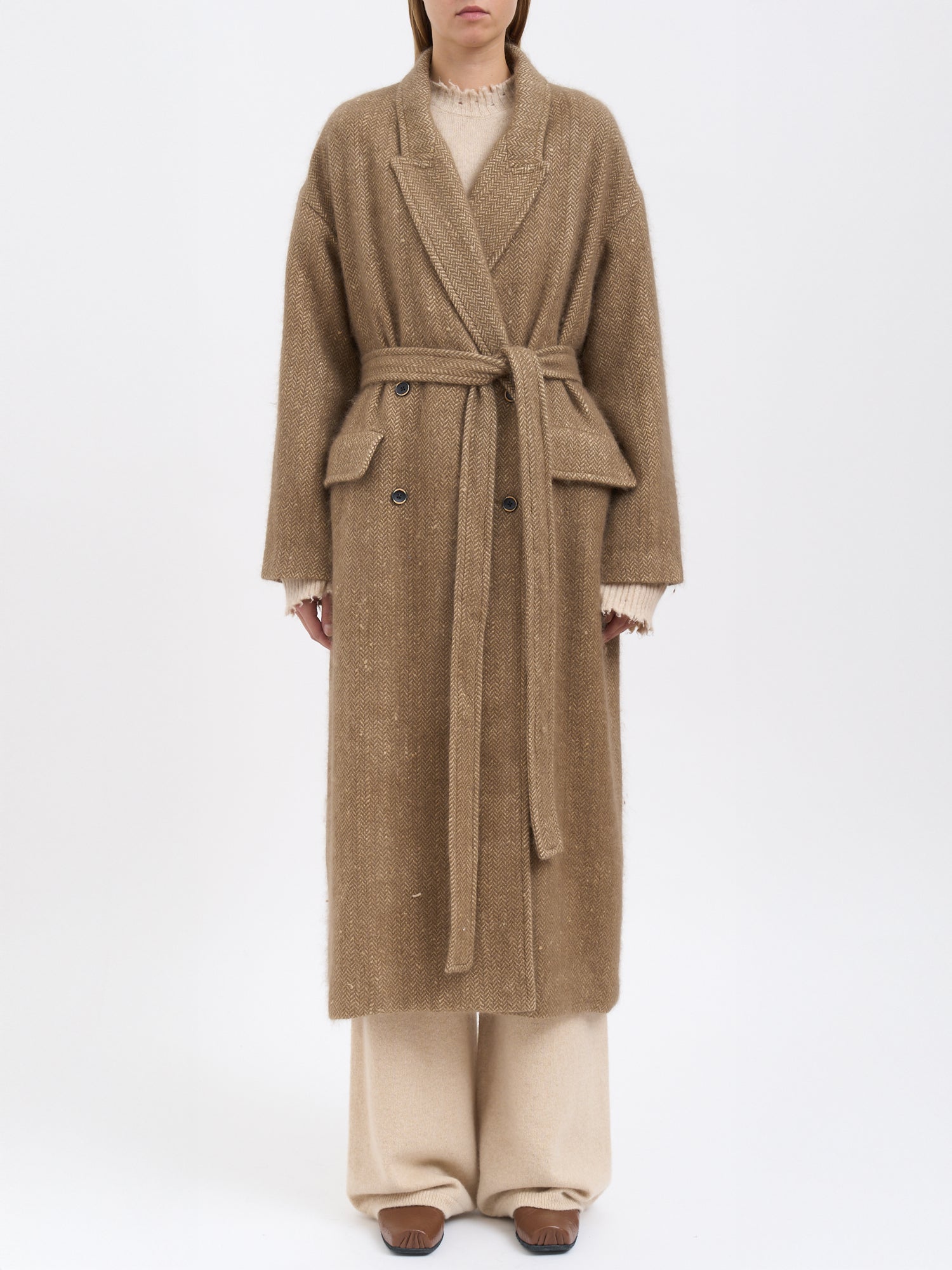 UMA WANG Silk and Angora Cicero Jacket - Small Size