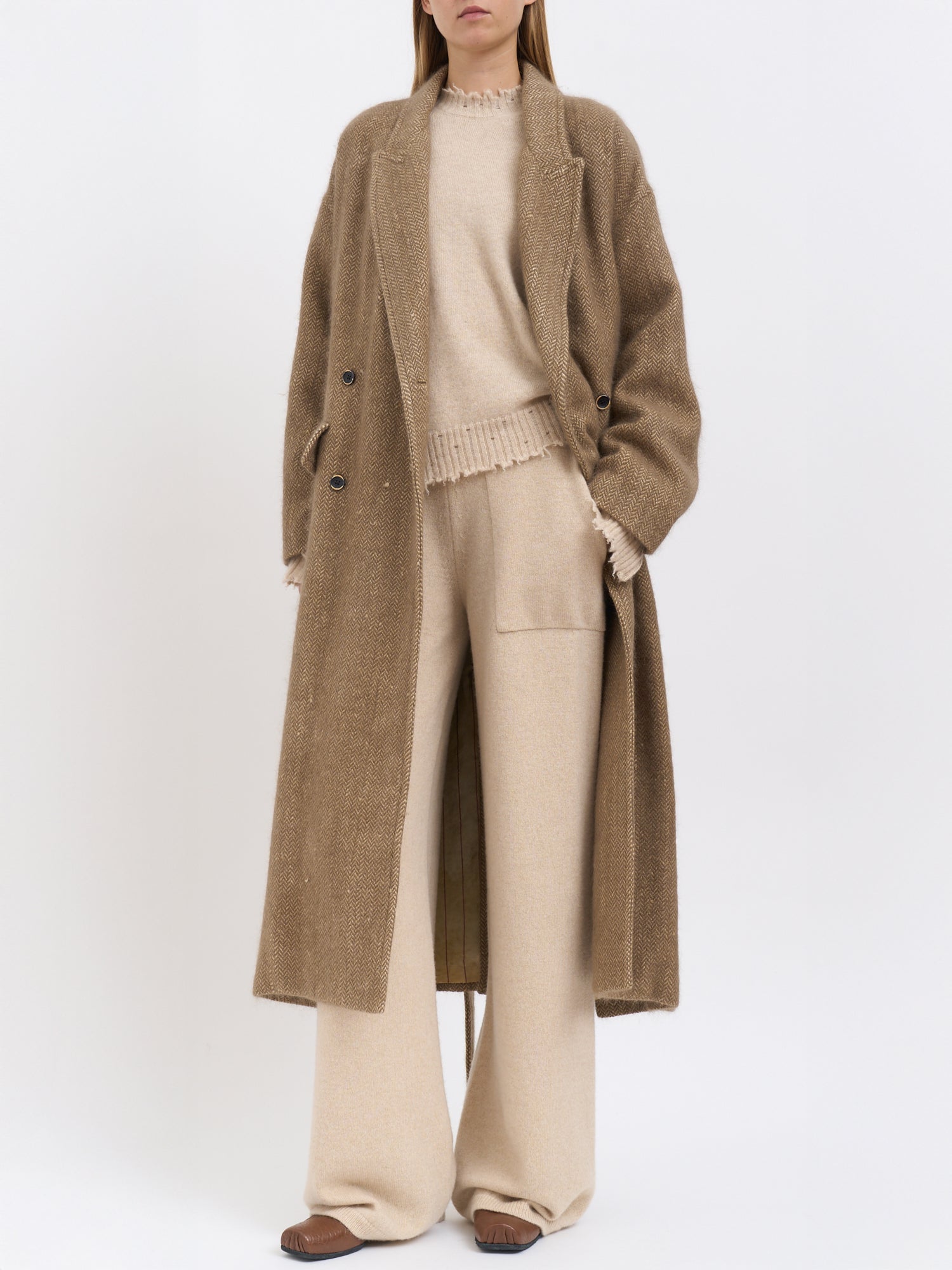 UMA WANG Silk and Angora Cicero Jacket - Small Size