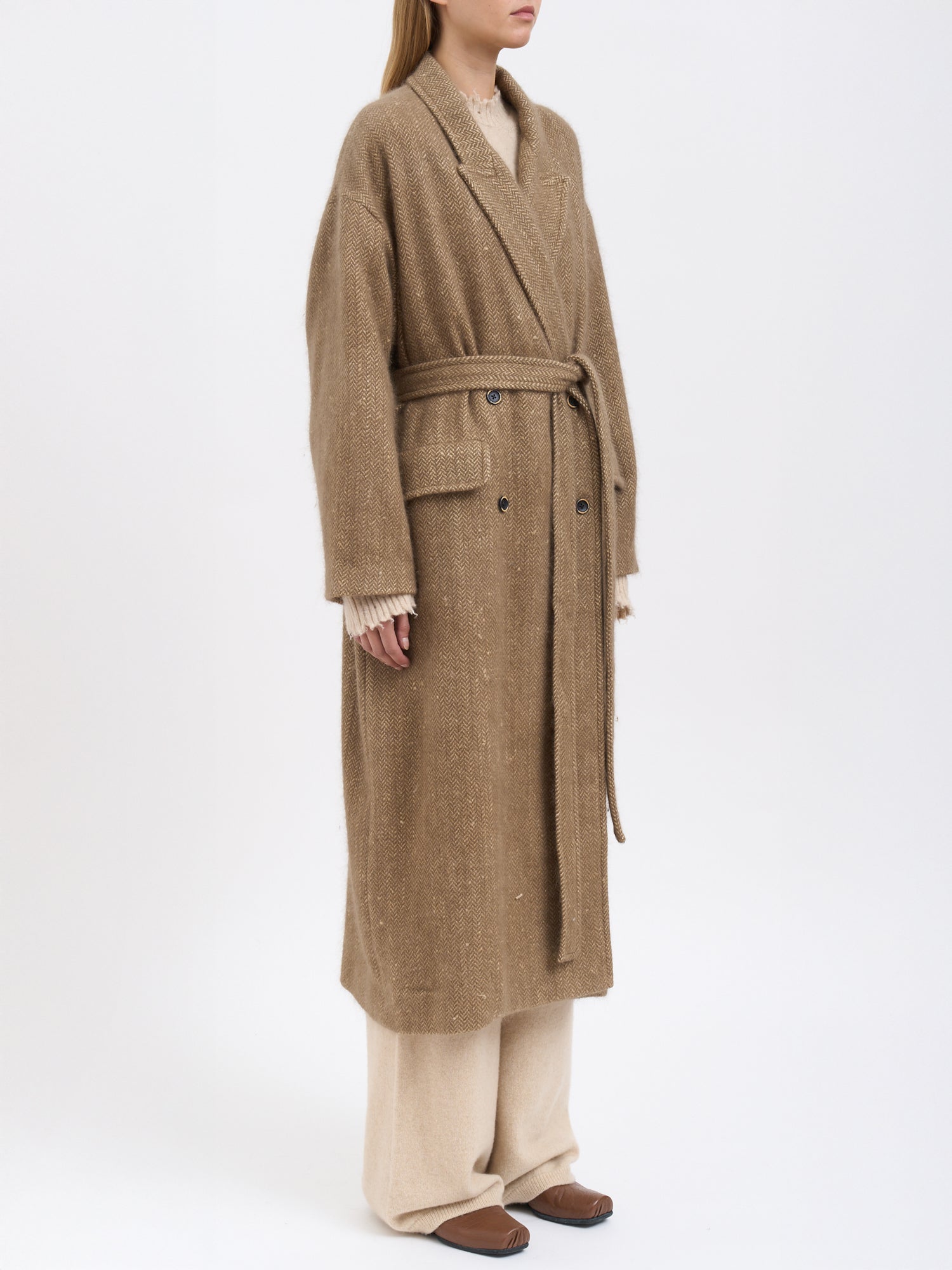 UMA WANG Silk and Angora Cicero Jacket - Small Size