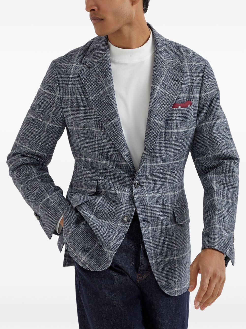 BRUNELLO CUCINELLI Deconstructed Wool Jacket for Men