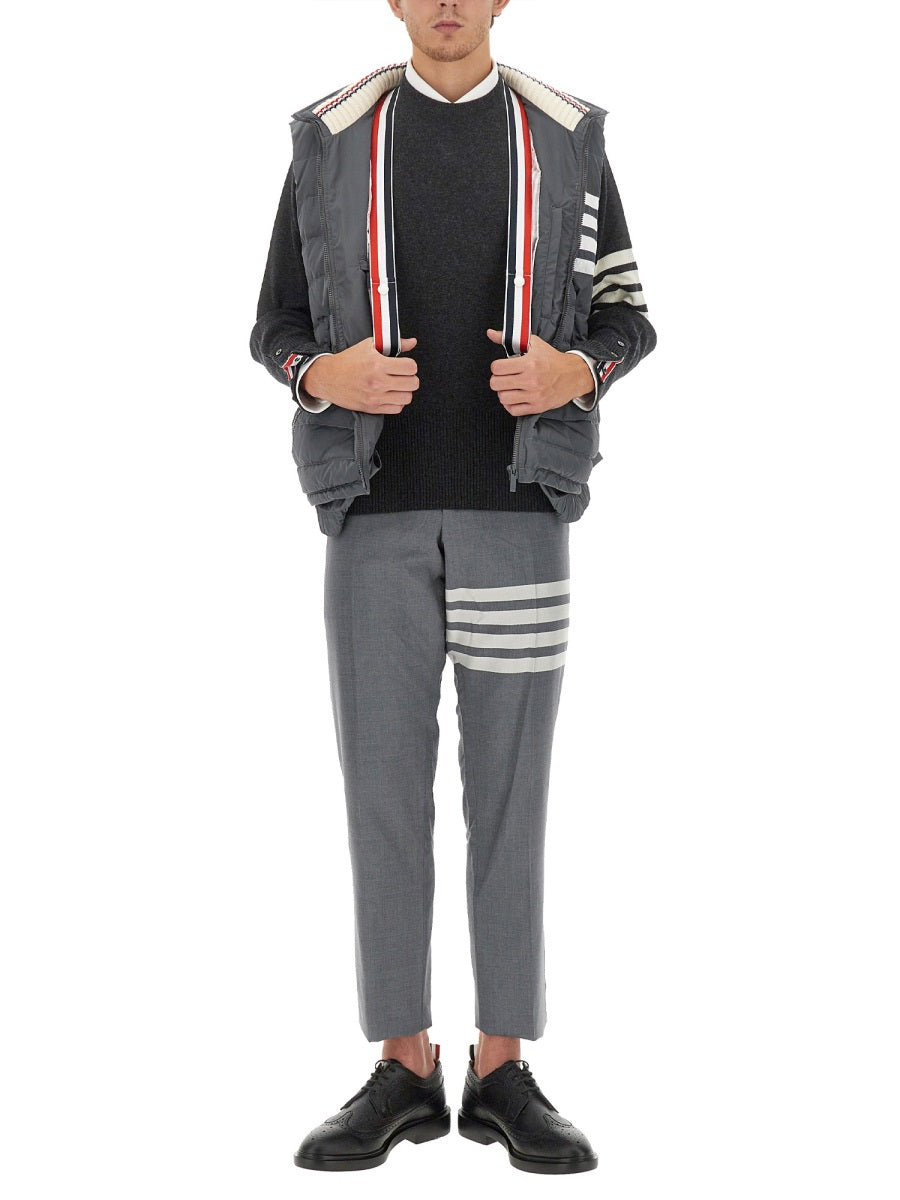 THOM BROWNE Regular Fit 4-Bar Vest - Size 4 JP