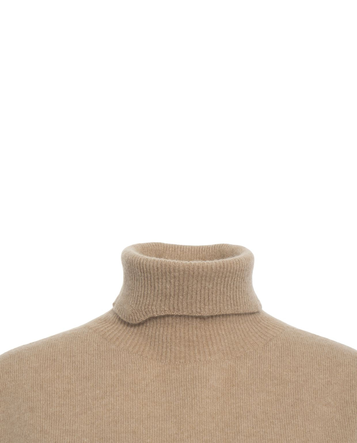 MVM Oversized Turtleneck Sweater with Asymmetric Hem