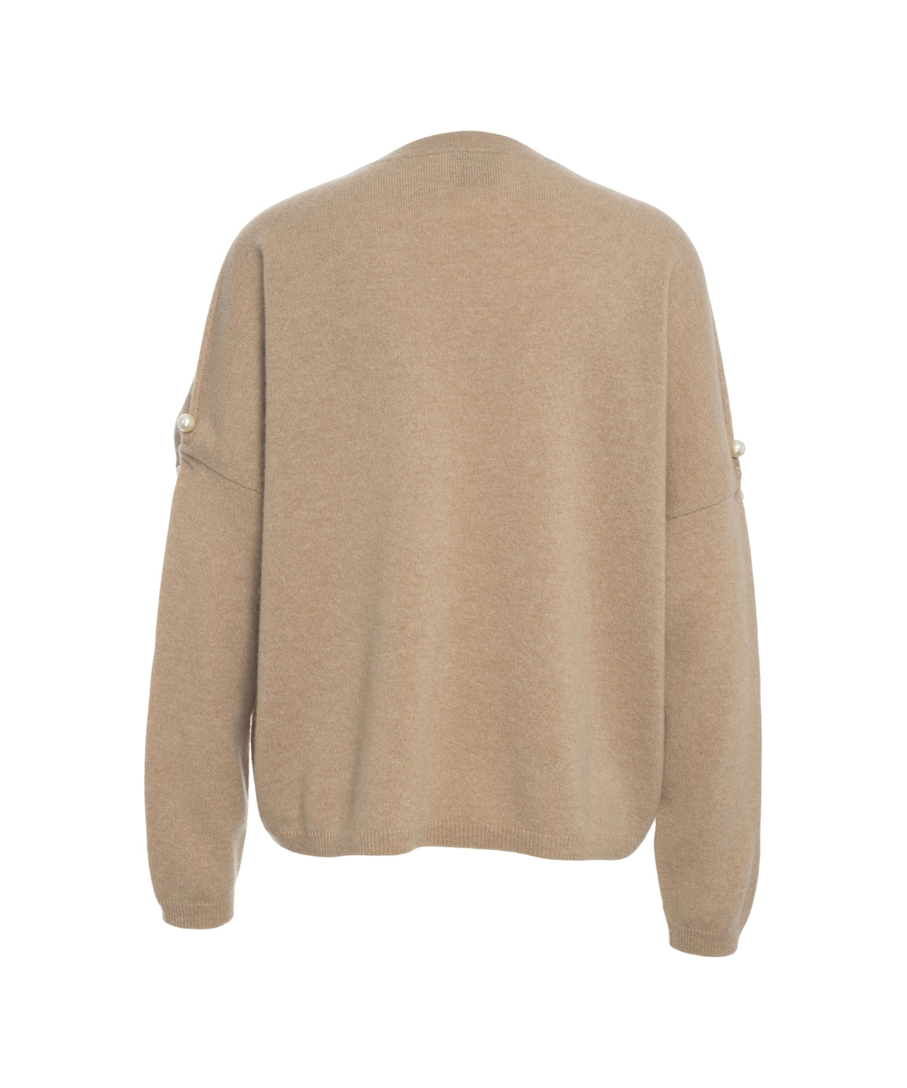 MVM Luxurious Cashmere Pullover with Pearl Details