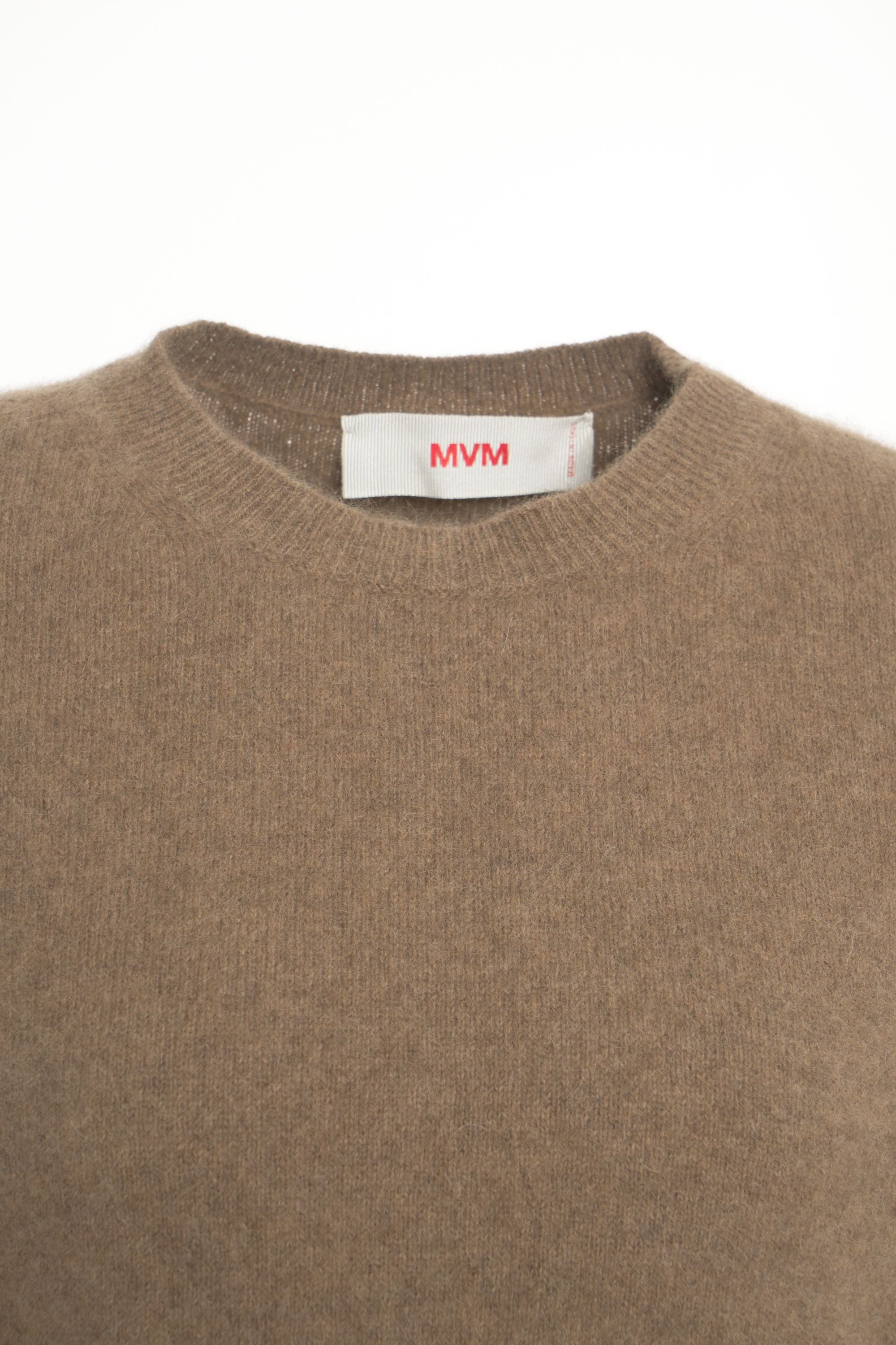 MVM Classic Crew Neck Wool Pullover for Women