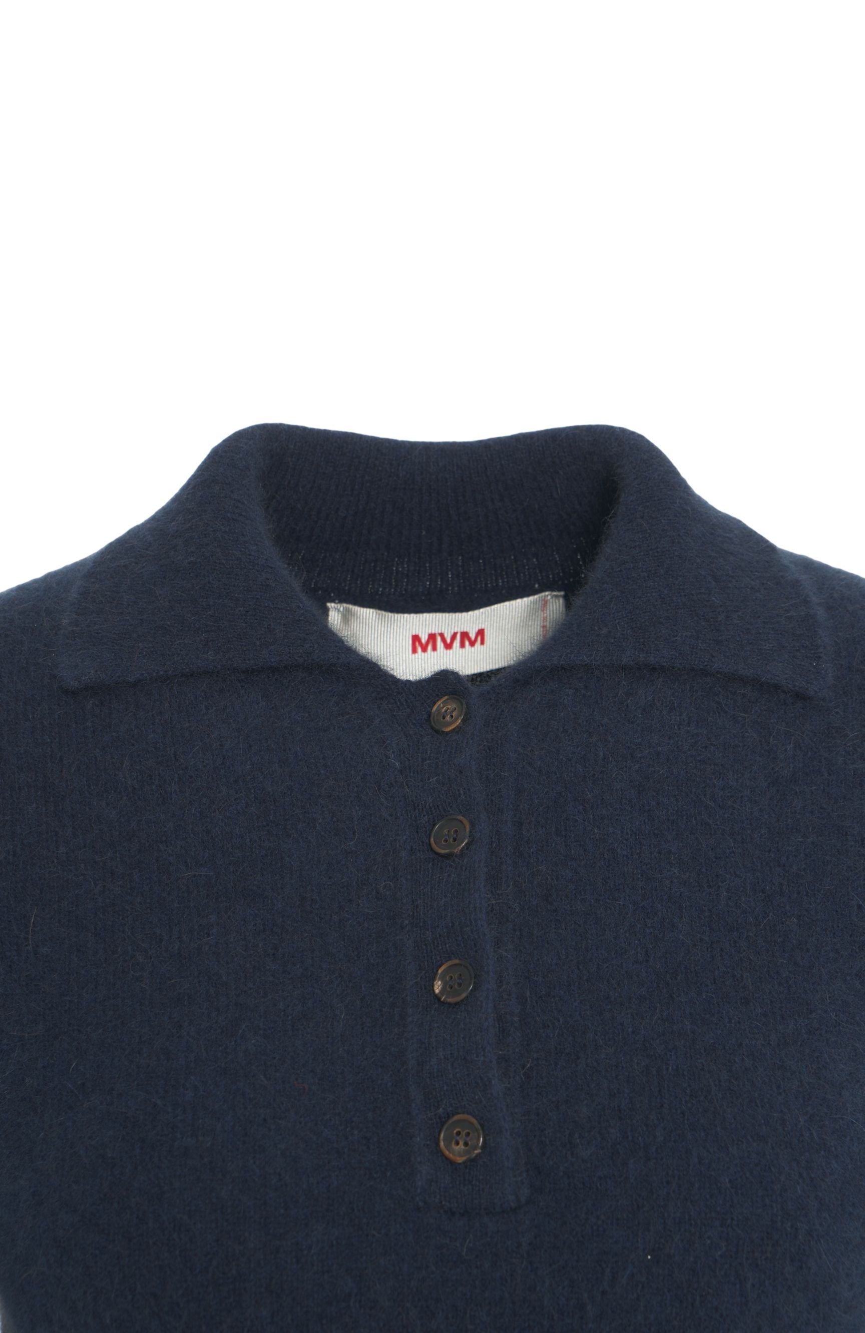 MVM Elegant Knitted Polo Sweater for Women