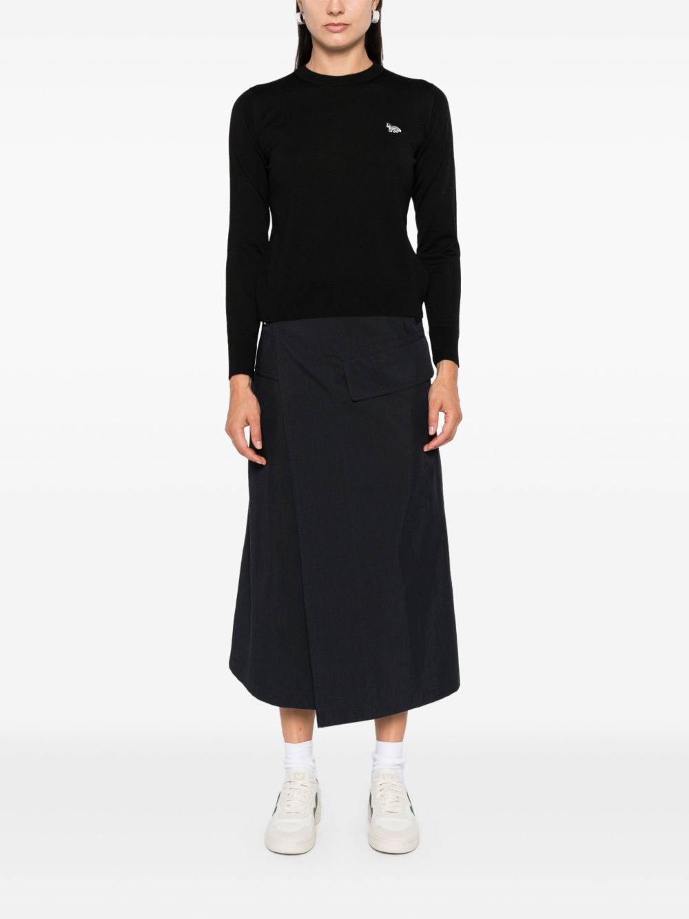 MAISON KITSUNÉ Cozy Woolen Sweater for Women - SS25