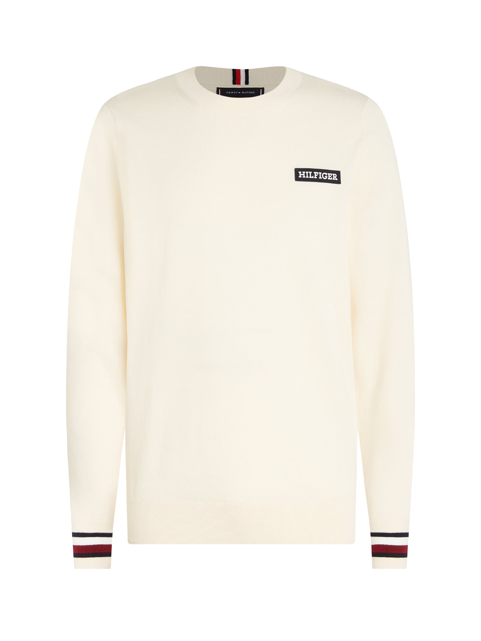 TOMMY HILFIGER Global Stripe Pullover with Logo for Men