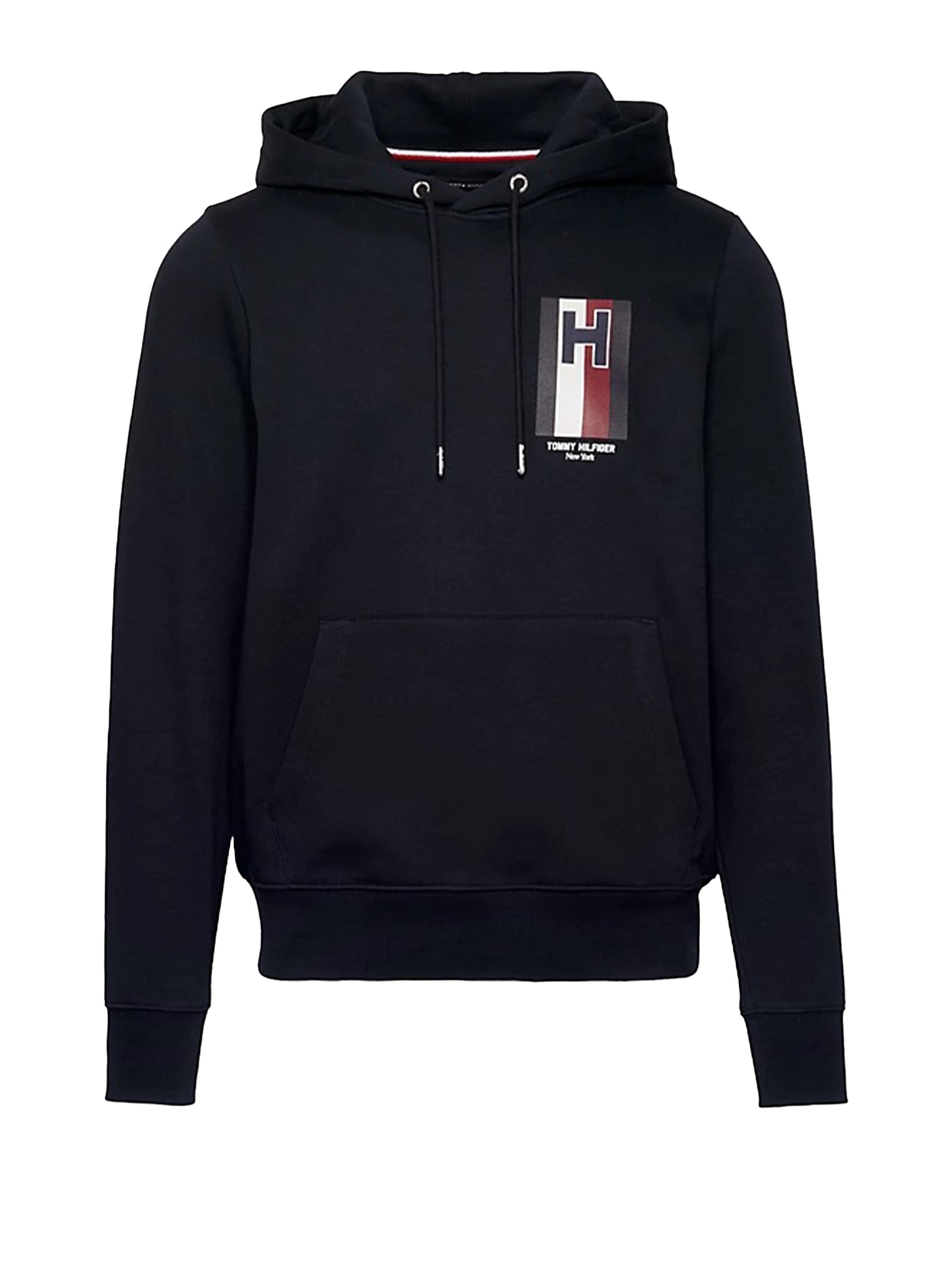 TOMMY HILFIGER Men's Flex Hooded Sweatshirt with H Logo