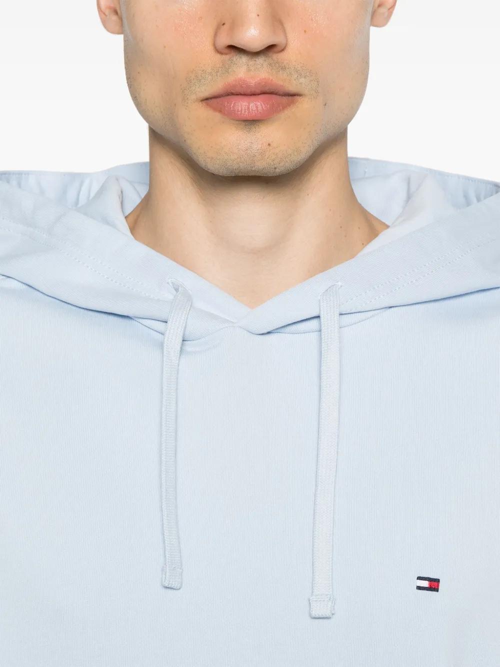 TOMMY HILFIGER Flag Terry Hoodie for Men - SS25 Collection