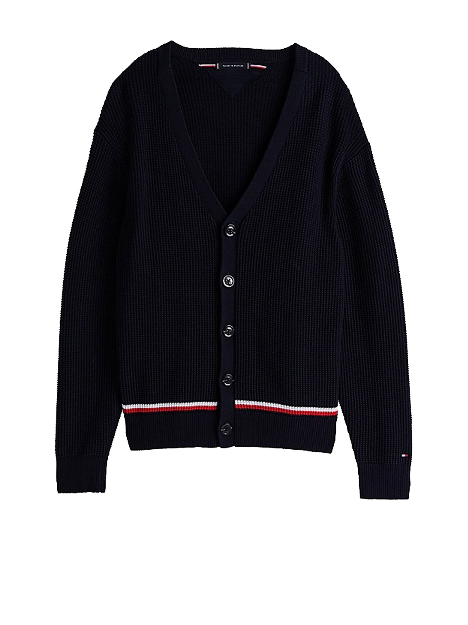 TOMMY HILFIGER Relaxed Fit V-Neck Cardigan