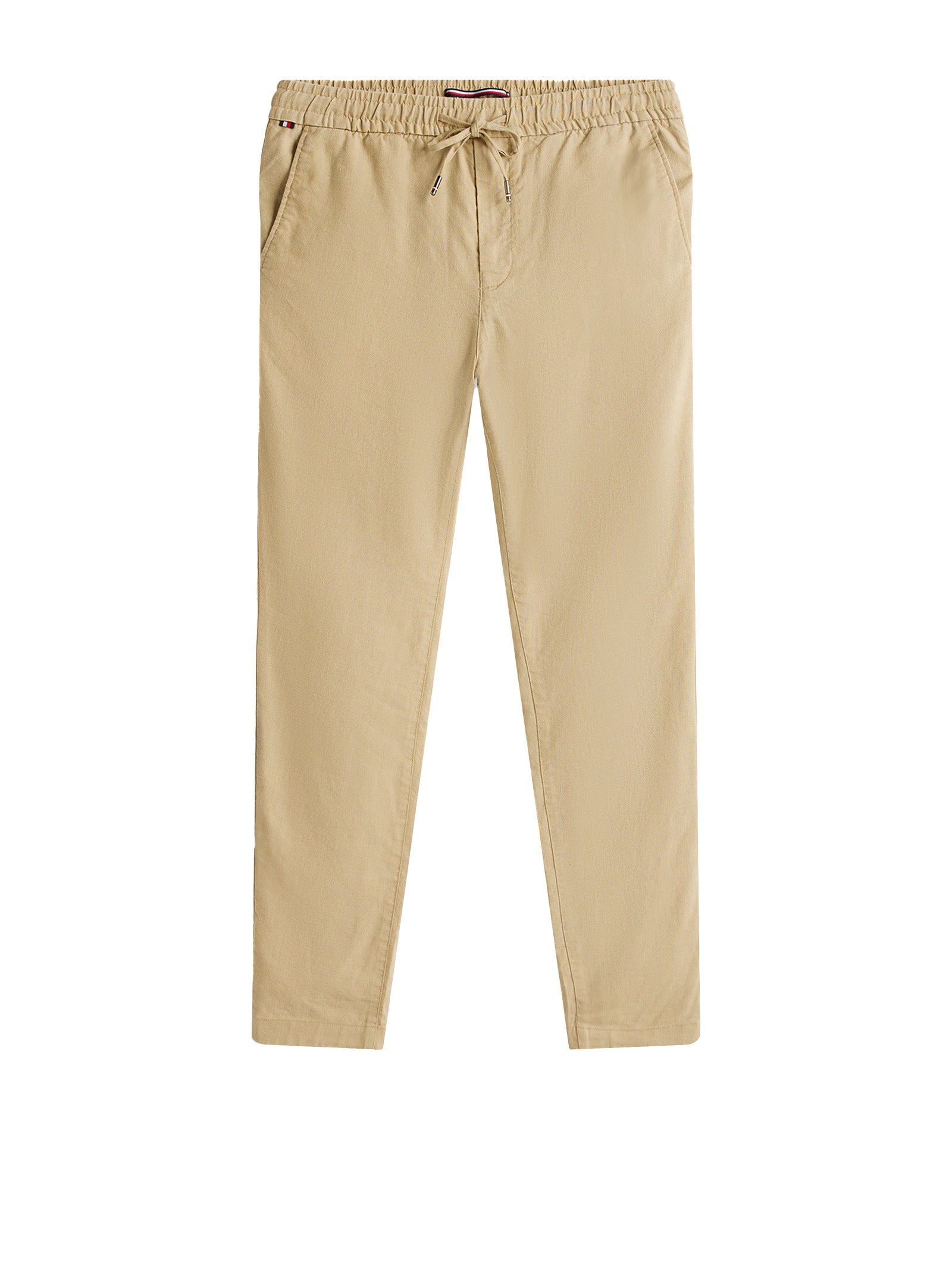 TOMMY HILFIGER Harlem Relaxed Fit Tapered Pants - Linen Blend