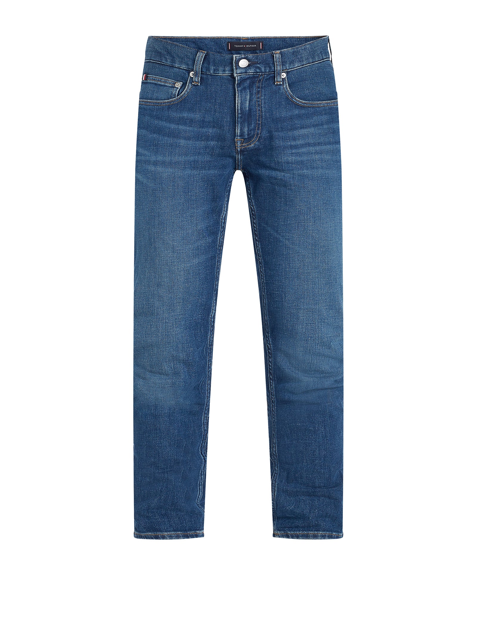 TOMMY HILFIGER Sustainable Cotton Blend Mini Jeans for Men