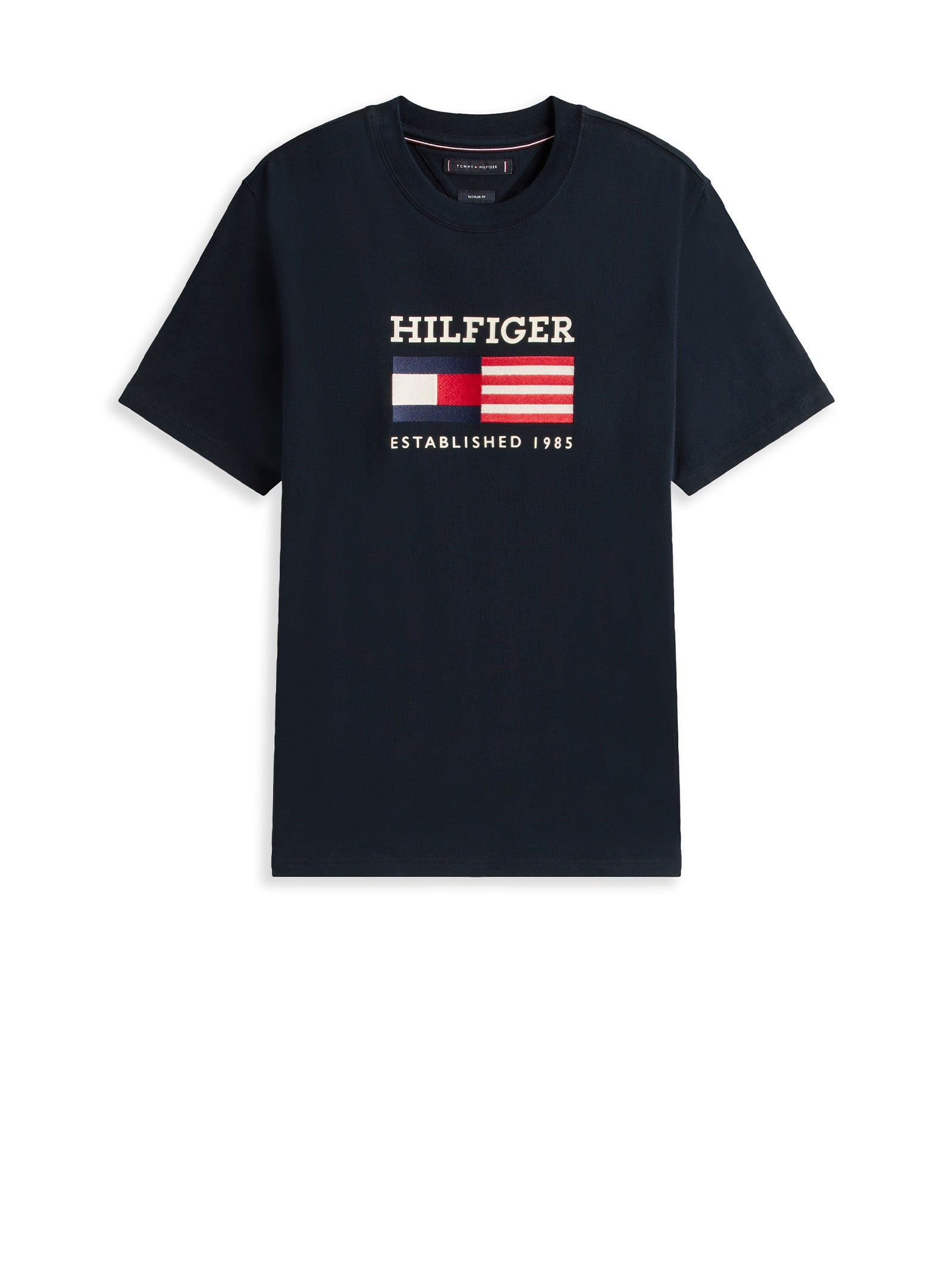 TOMMY HILFIGER Men's T-Shirt with Bold Flag Print