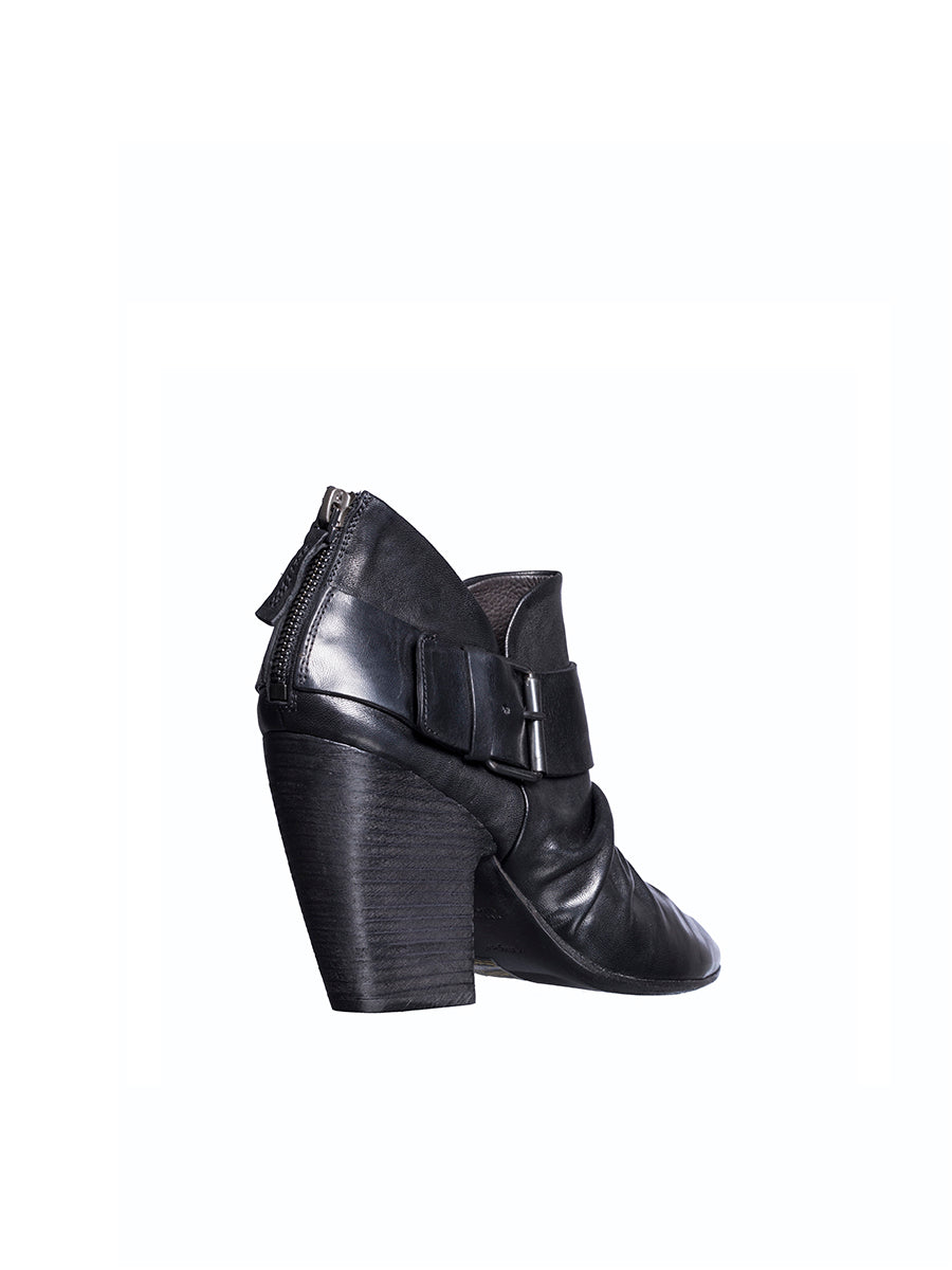 MARSELL 80MM Leather Boots with Adjustable Strap