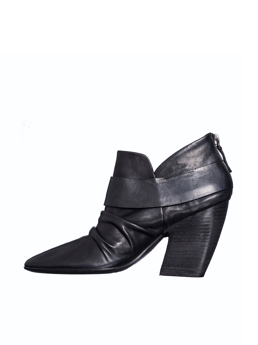 MARSELL 80MM Leather Boots with Adjustable Strap