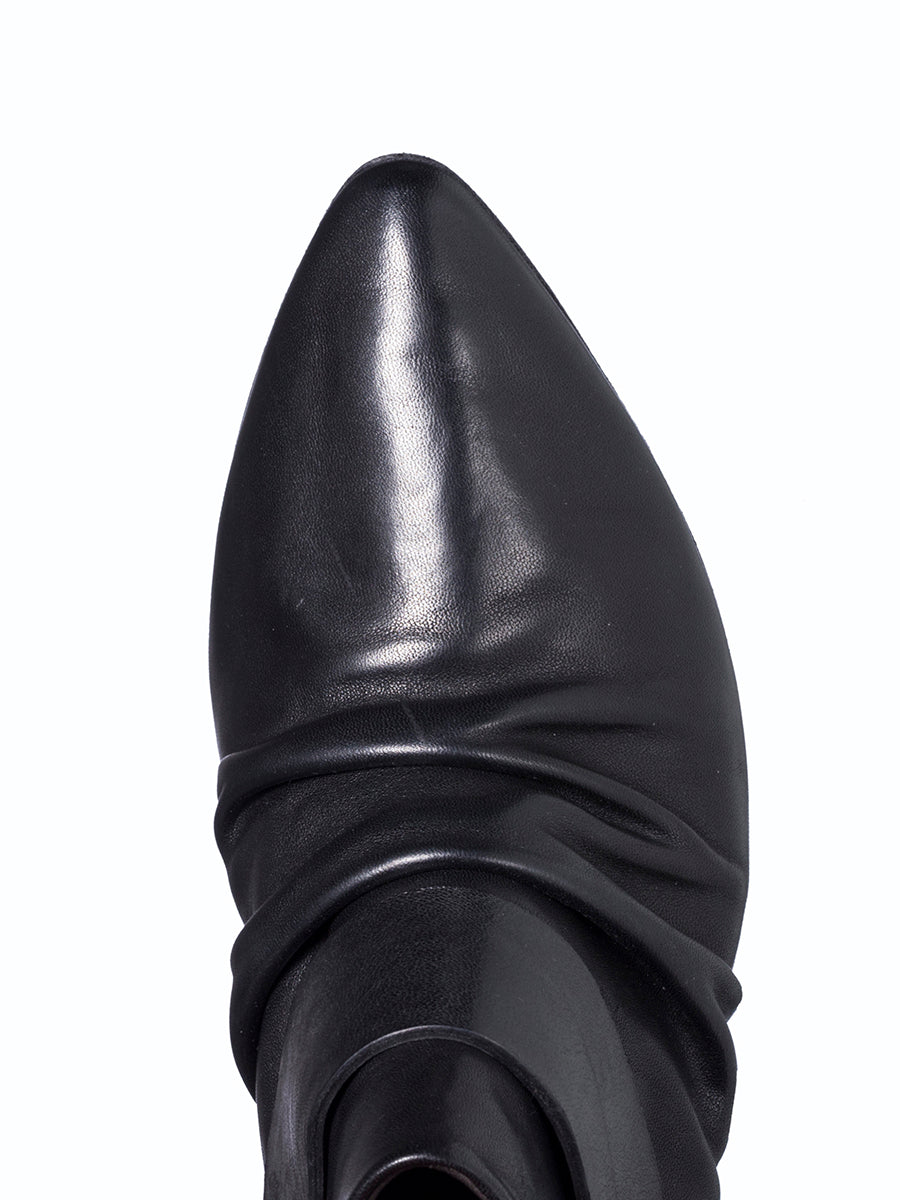 MARSELL 80MM Leather Boots with Adjustable Strap