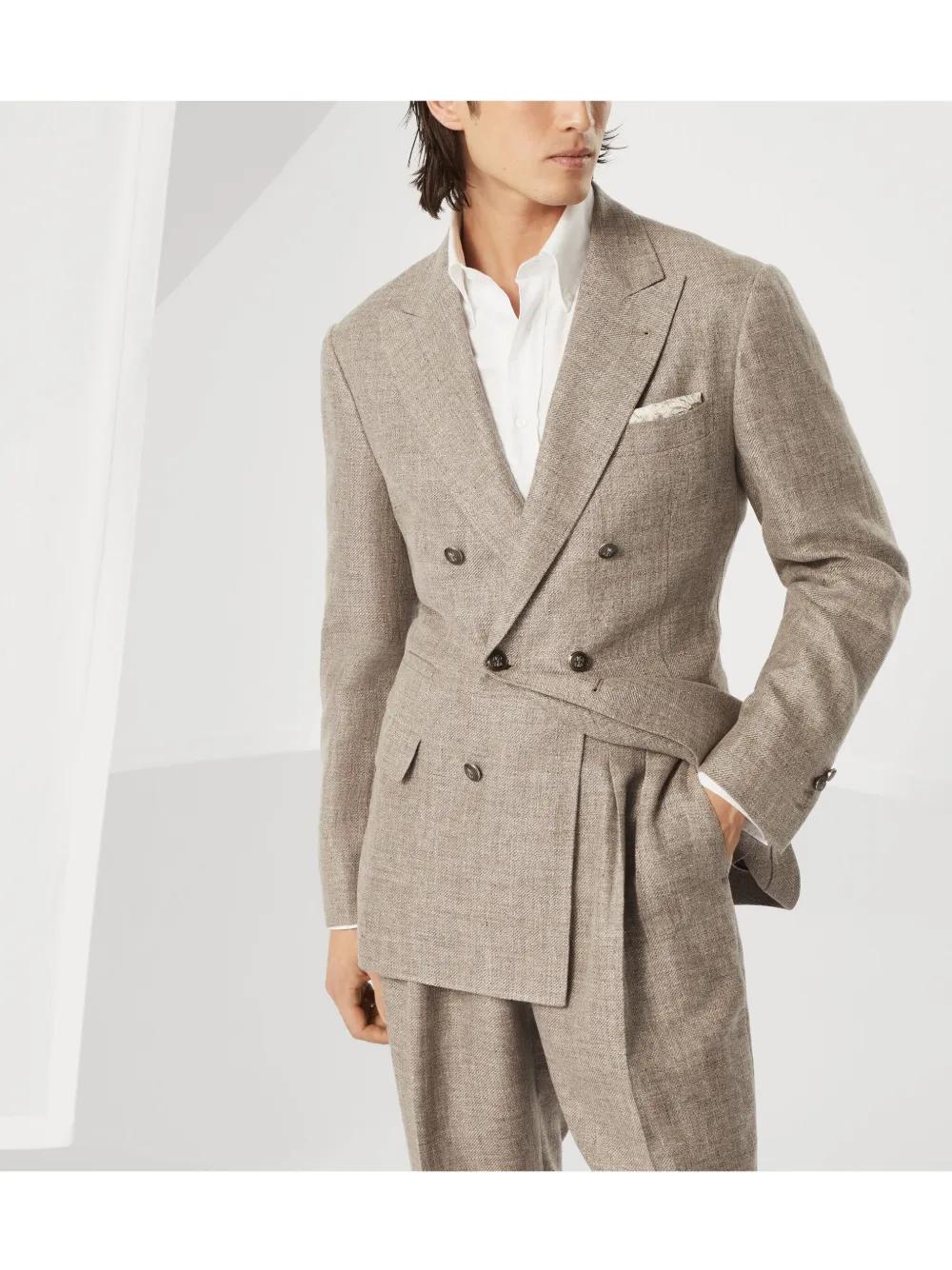 BRUNELLO CUCINELLI Tailored Twill Blazer for Men