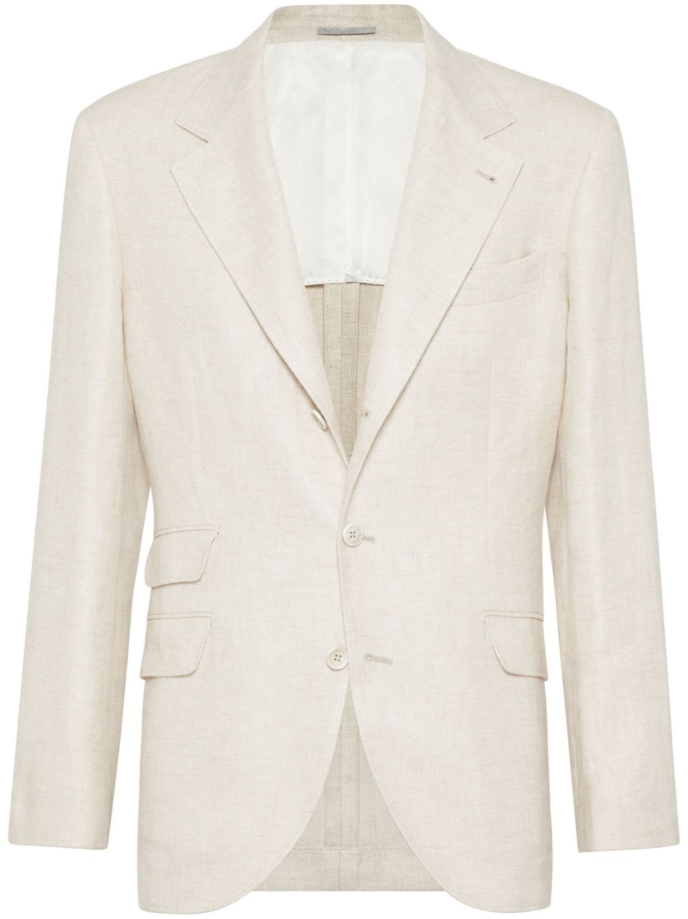 BRUNELLO CUCINELLI Linen Jacket for Men - FW25 Collection