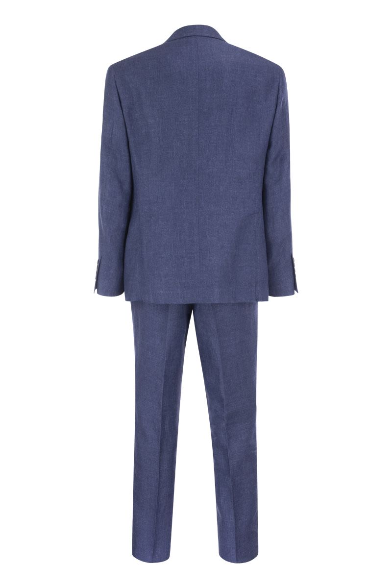 BRUNELLO CUCINELLI Linen Leisure Fit Suit for Men - SS25