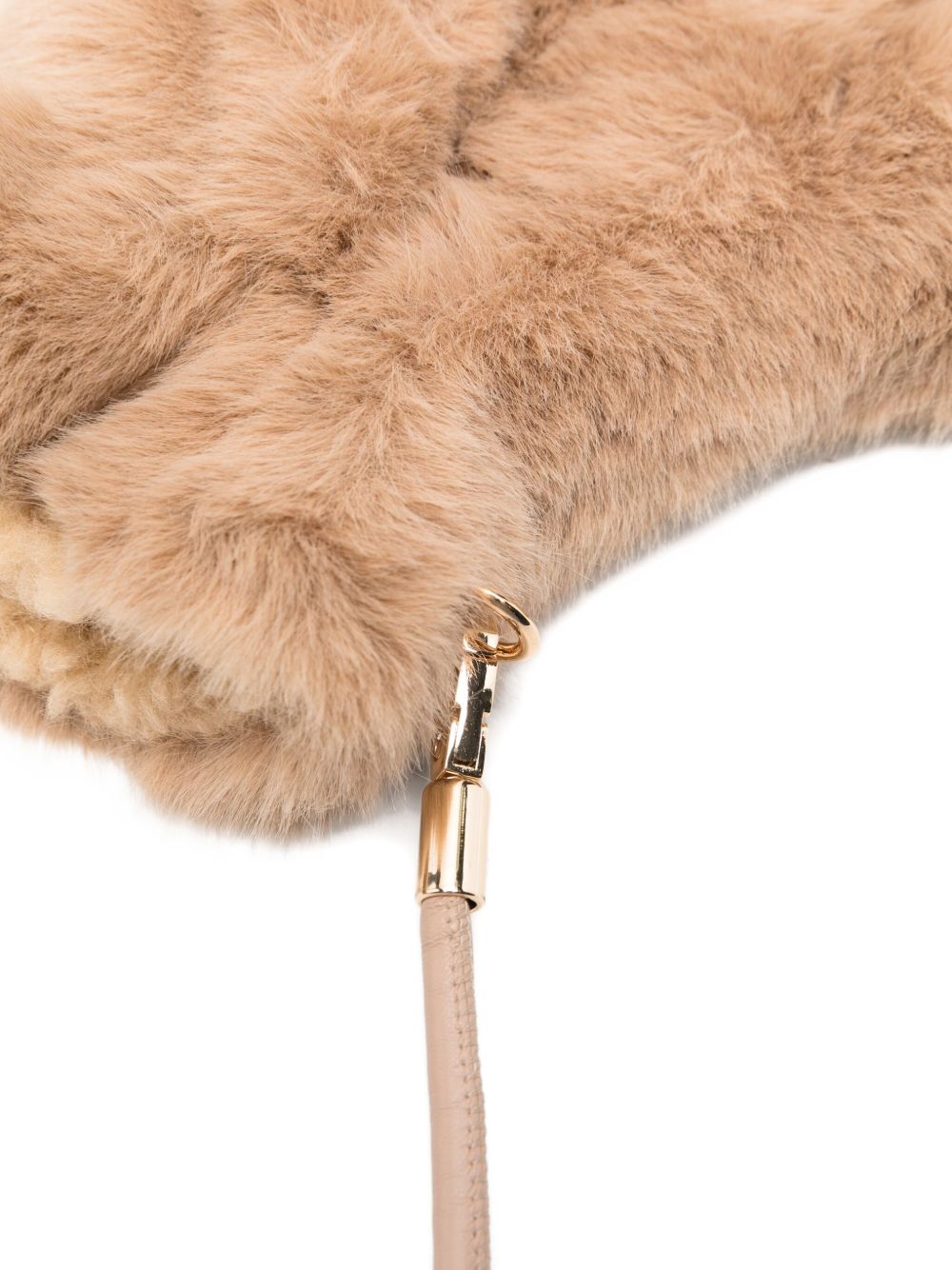 MOLLIOLLI Faux Fur Bear Mittens for Women
