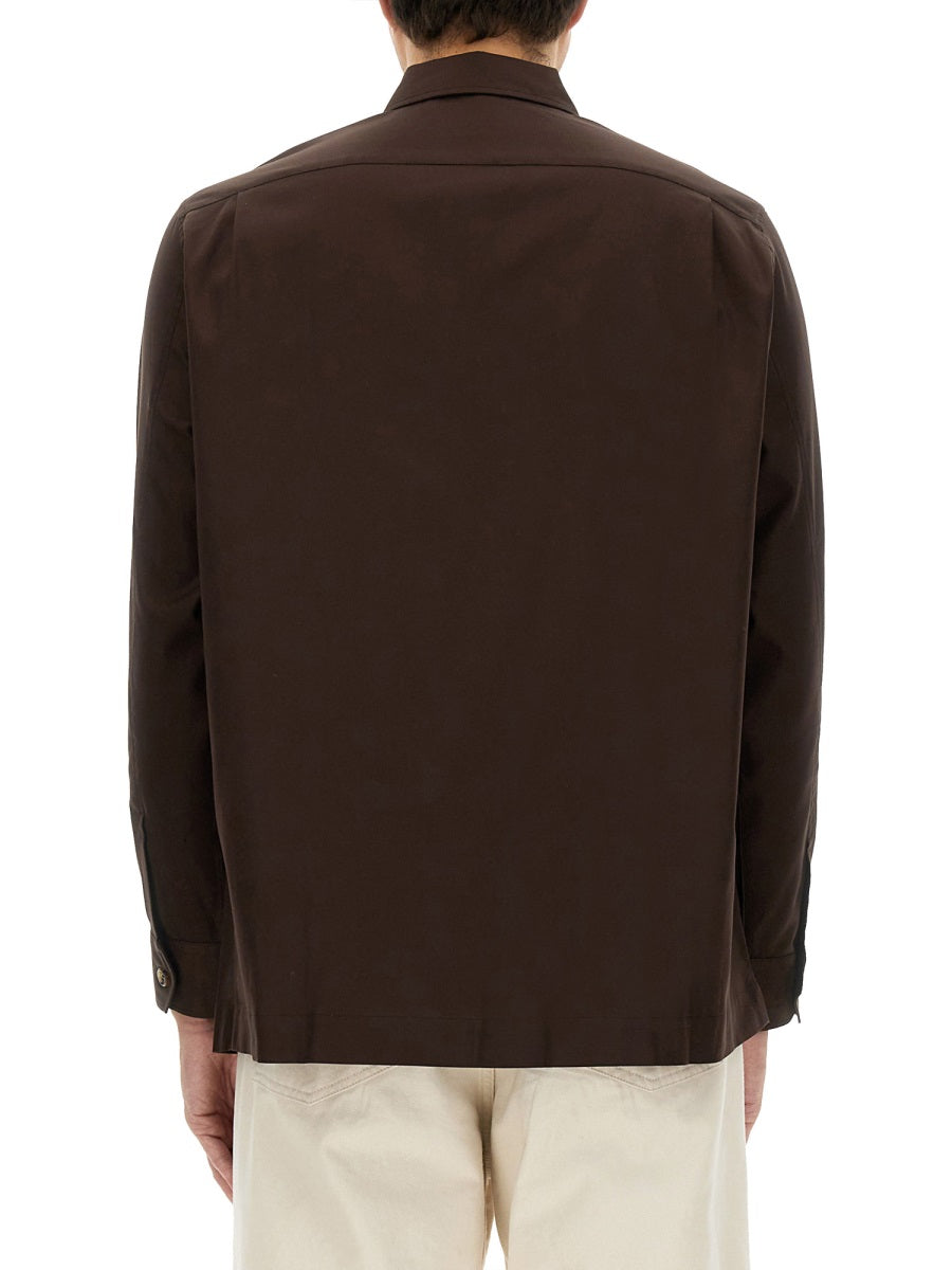 BRUNELLO CUCINELLI Men's Cotton Shirt - Size L