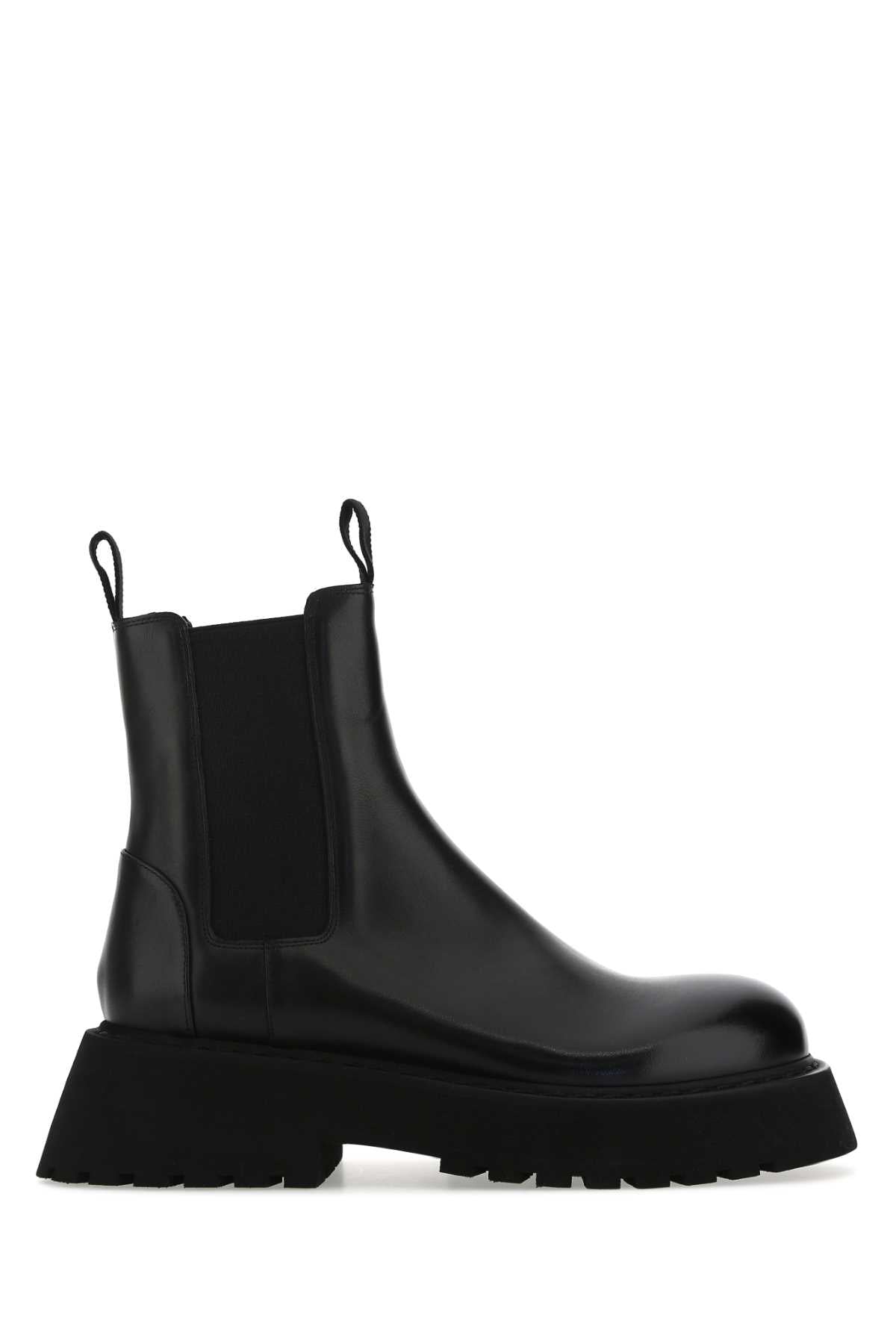 MARSELL Sleek Leather Ankle Boots