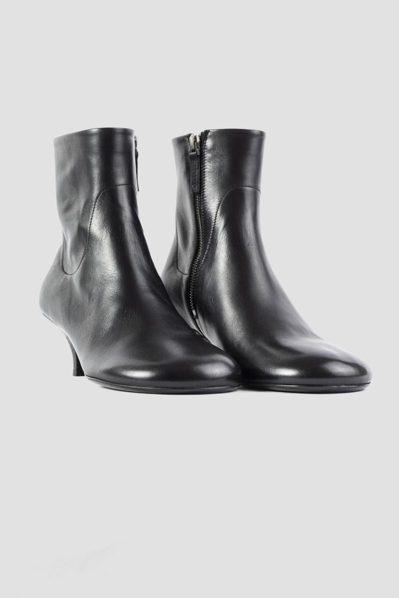 MARSELL Elegant Ankle Boot with Rubber Insert - 4.5cm Heel