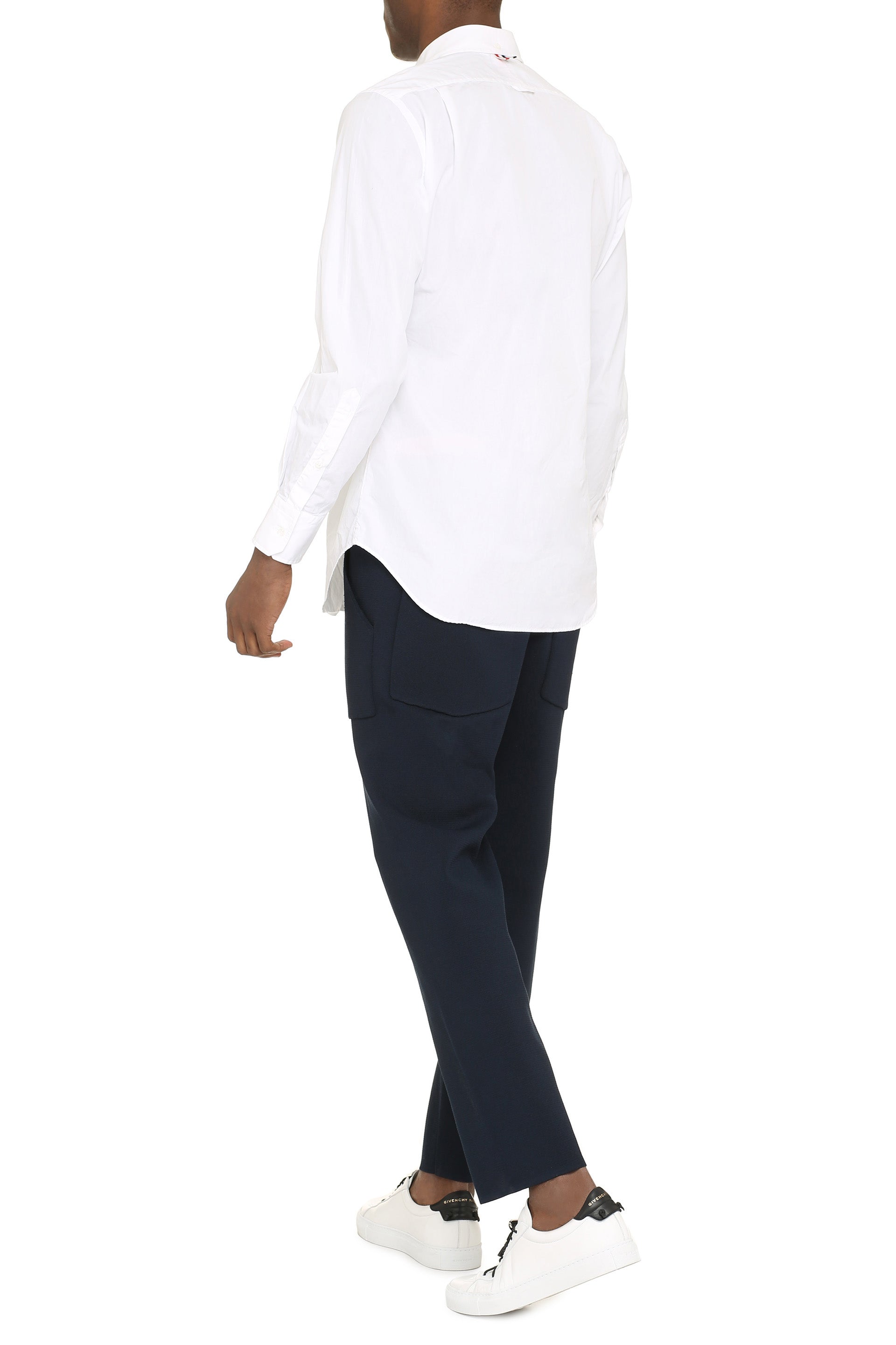 THOM BROWNE Classic Button-Down Cotton Shirt