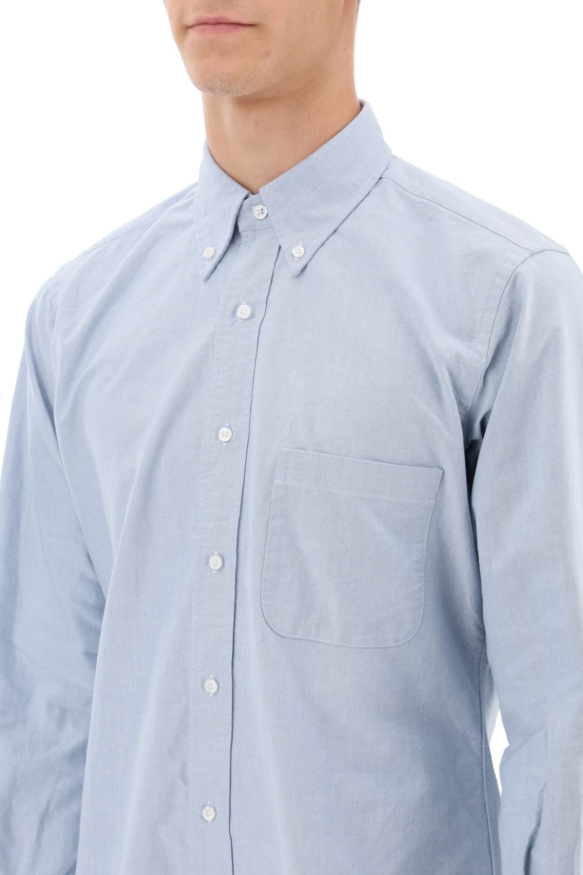 THOM BROWNE Light Oxford Shirt for Men