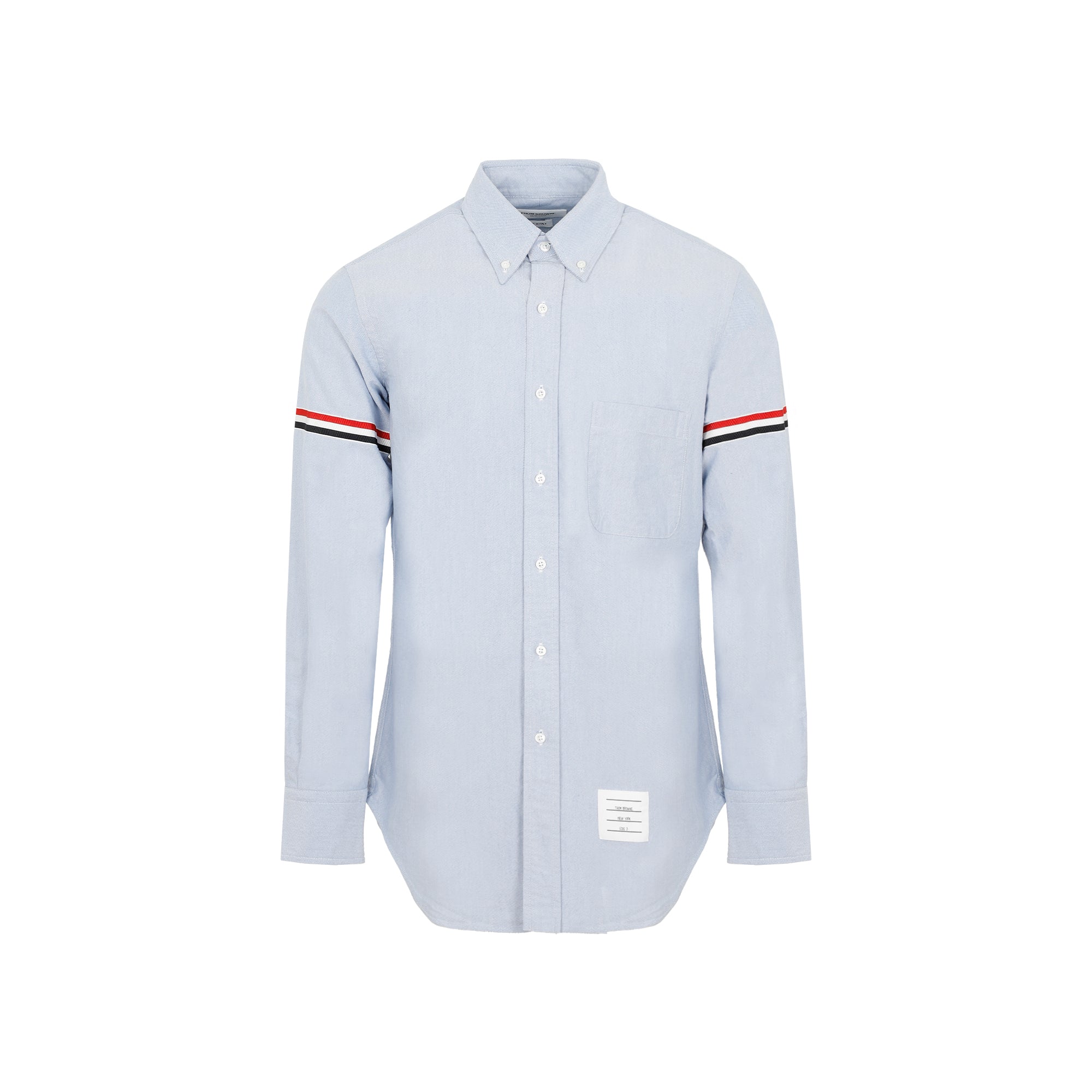 THOM BROWNE RWB Stripe Cotton Shirt - FW25