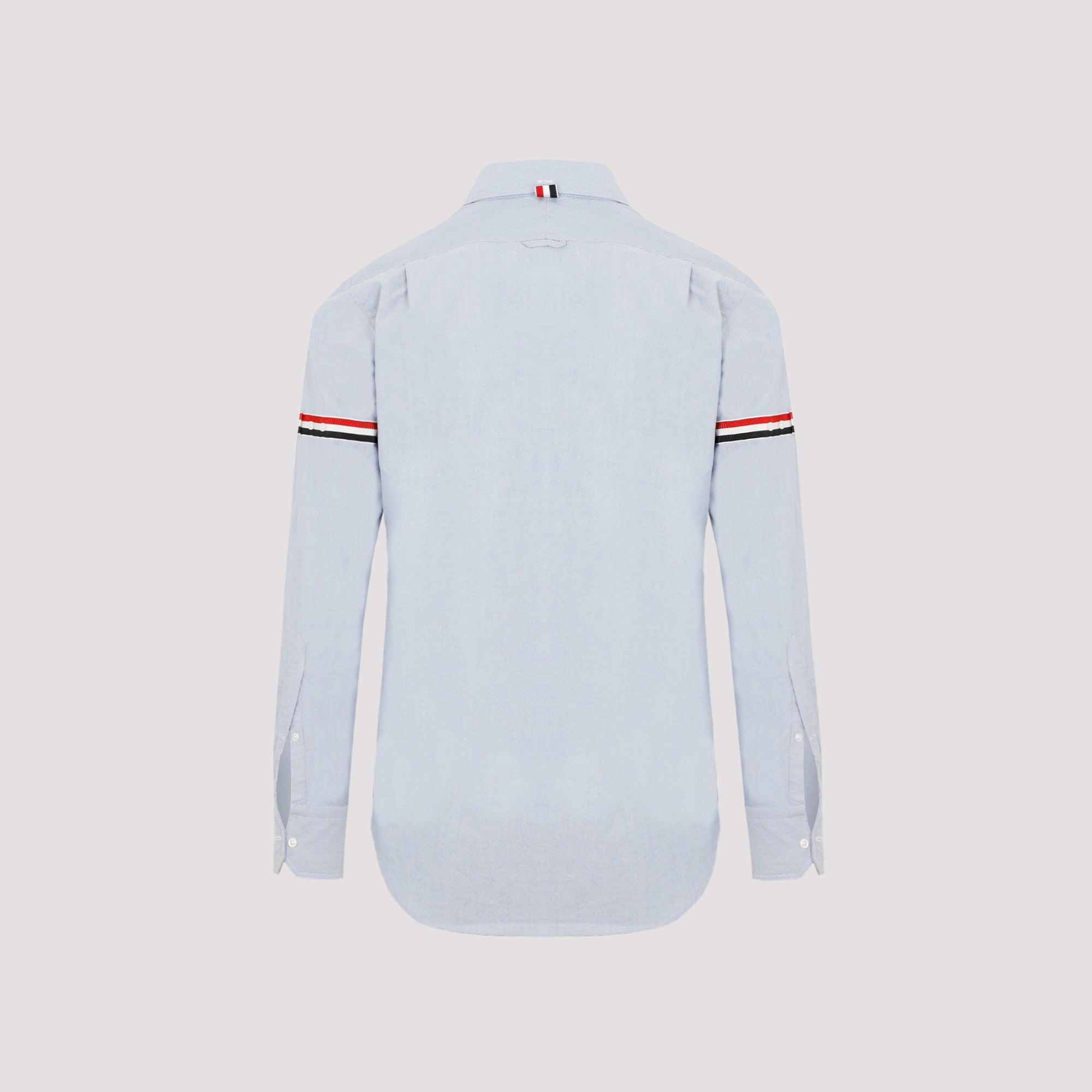 THOM BROWNE RWB Stripe Cotton Shirt - FW25