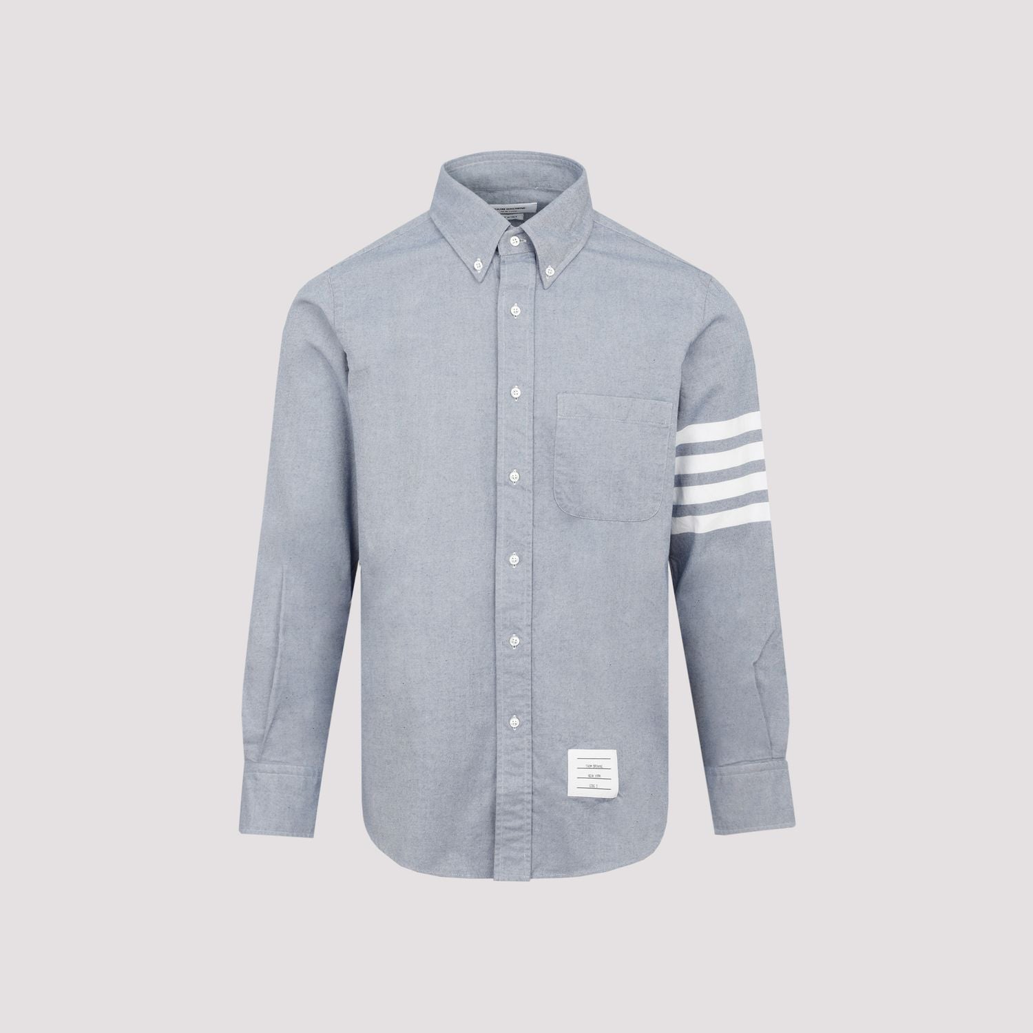 THOM BROWNE Classic 4 Bar Flannel Shirt