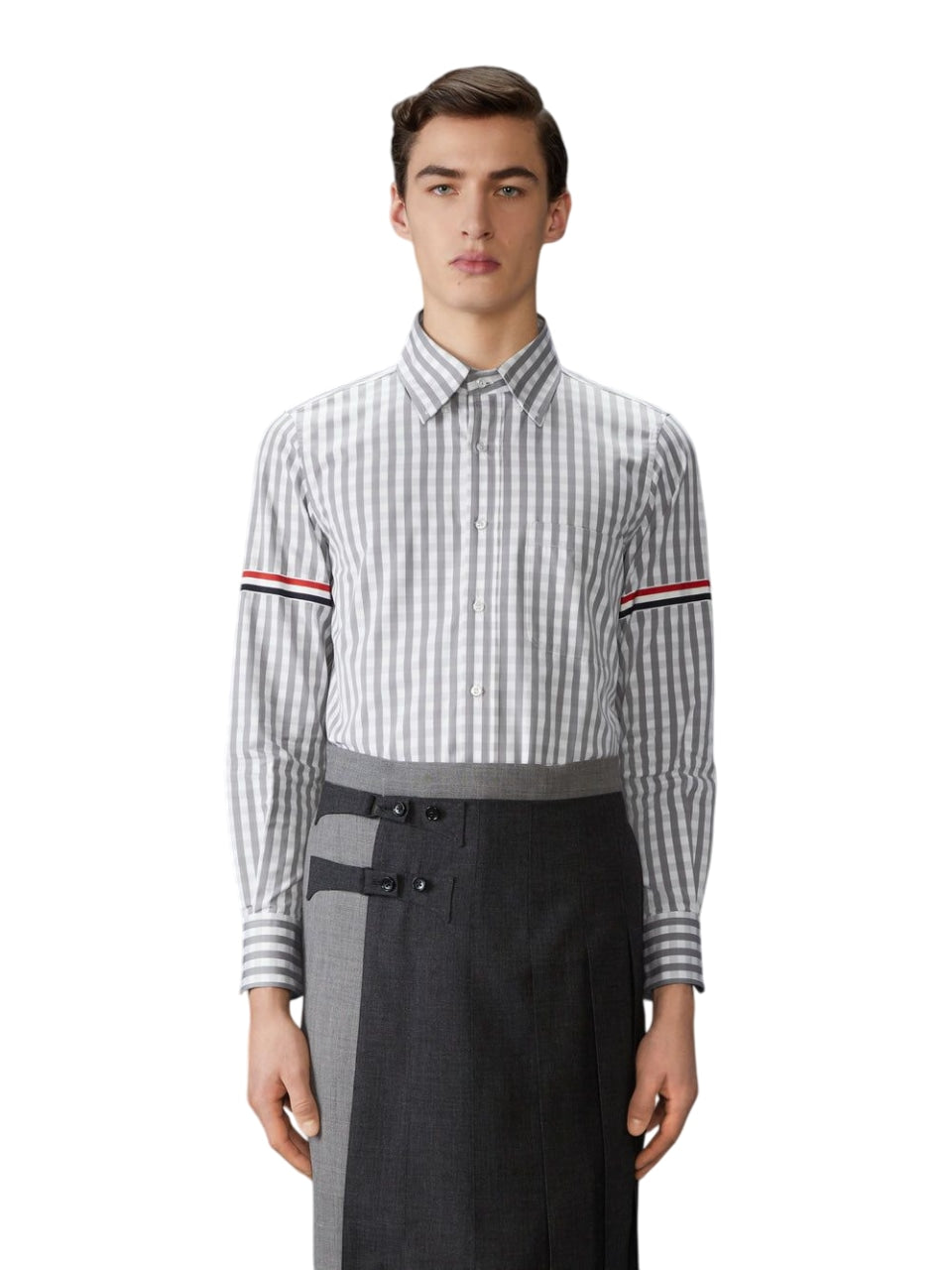 THOM BROWNE Men's Straight Shirt - FW25 Collection