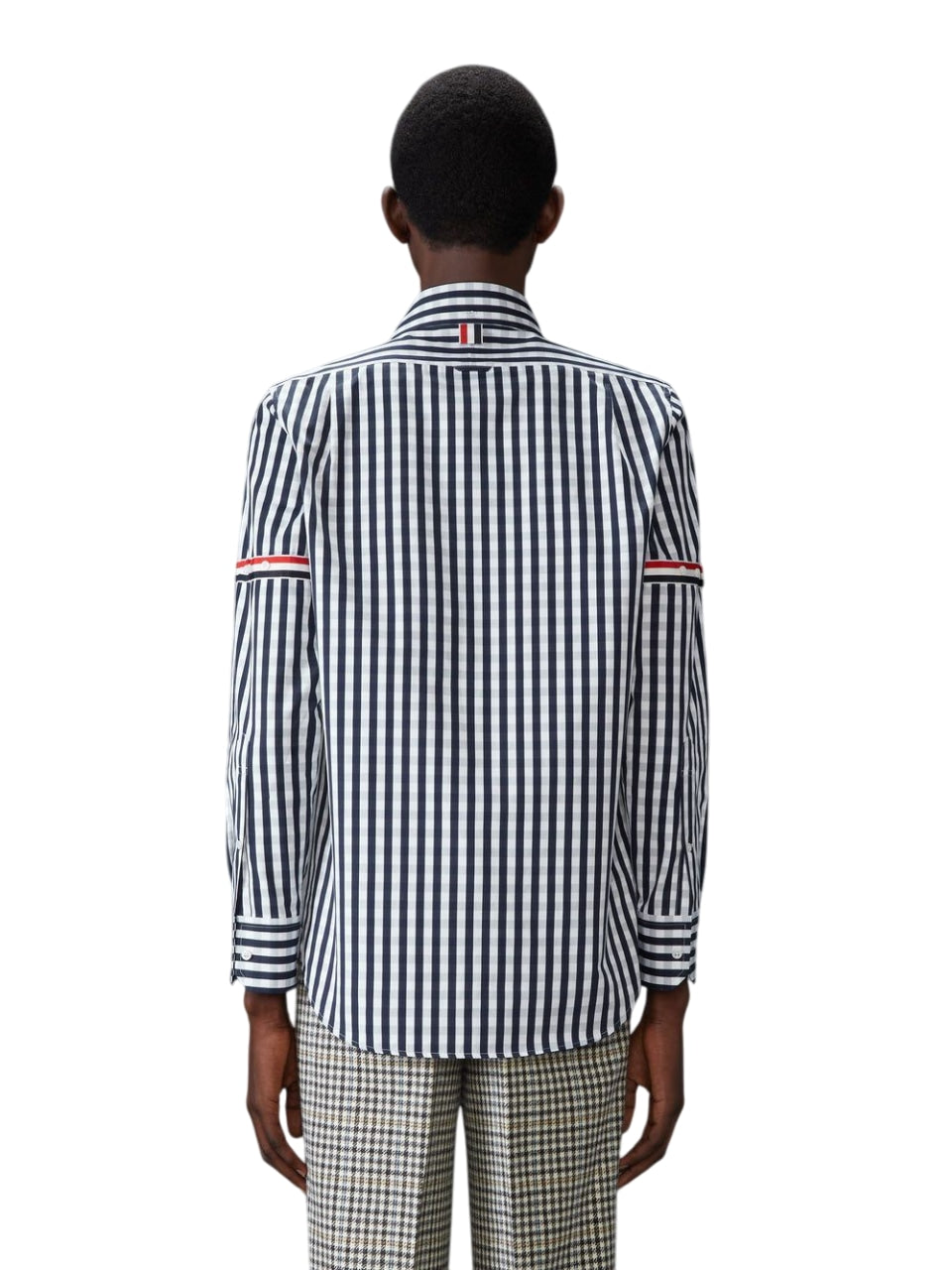 THOM BROWNE Men's Gingham Check Straight Shirt