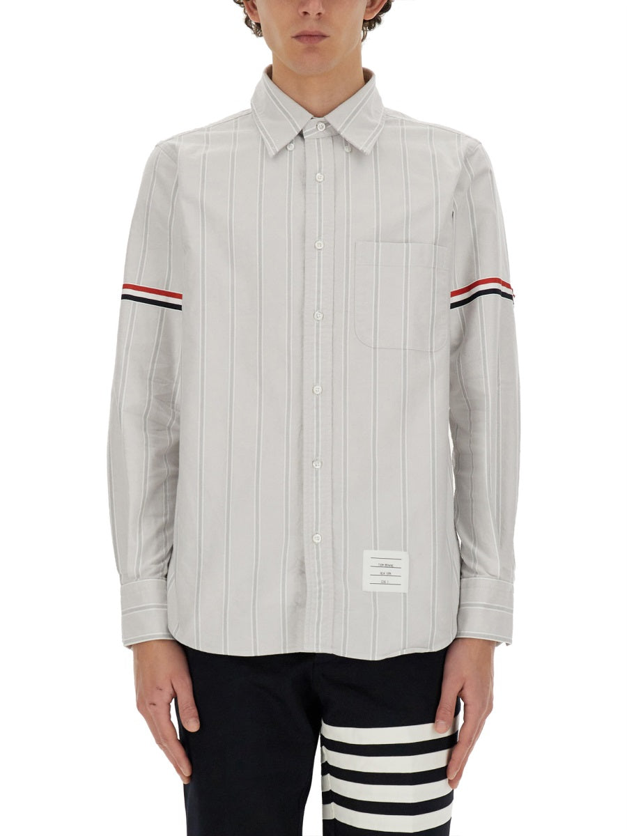THOM BROWNE Straight Fit Shirt - Size 2 JP