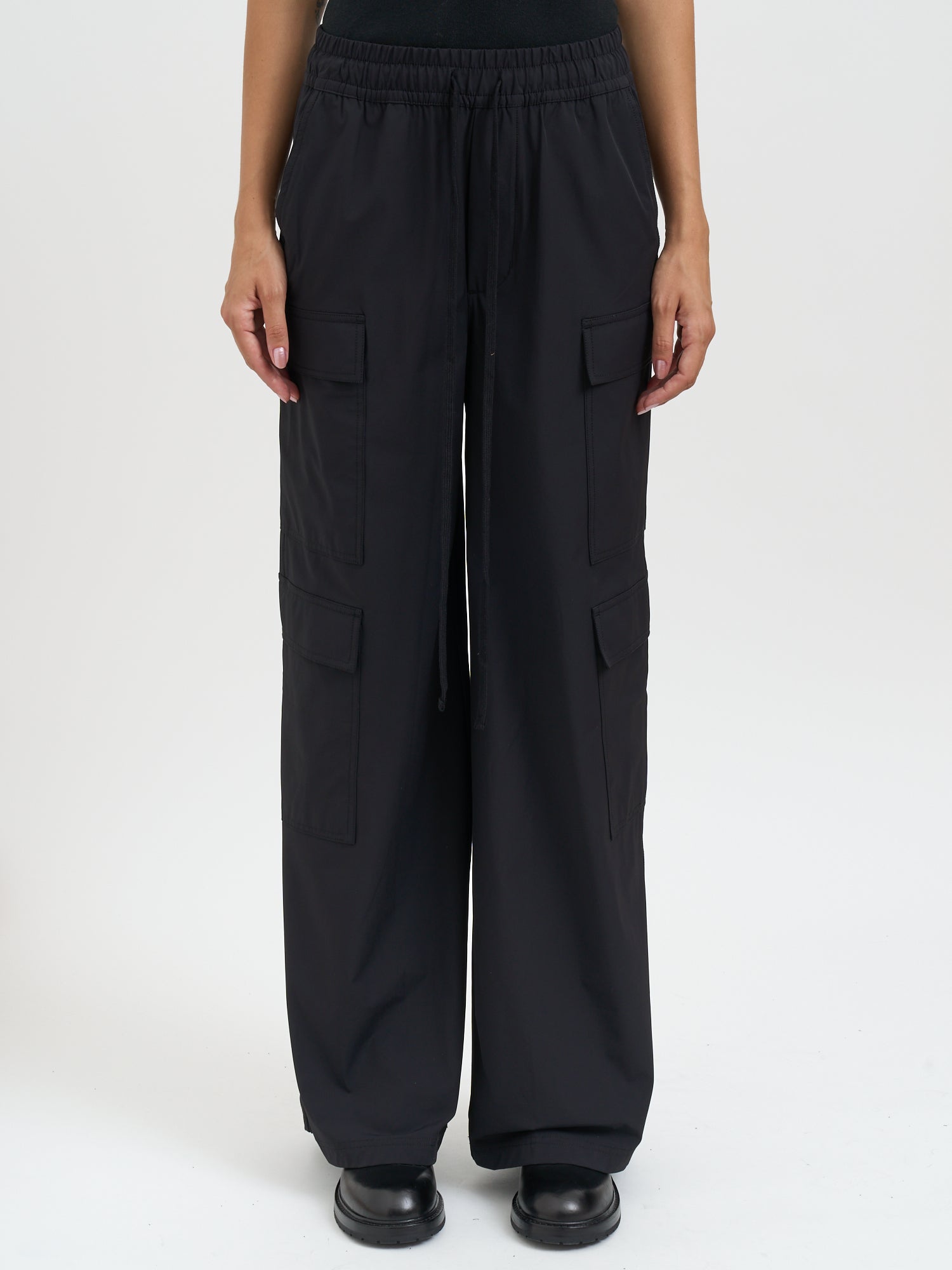 THOM KROM Wide Leg Cargo Trousers - Size S