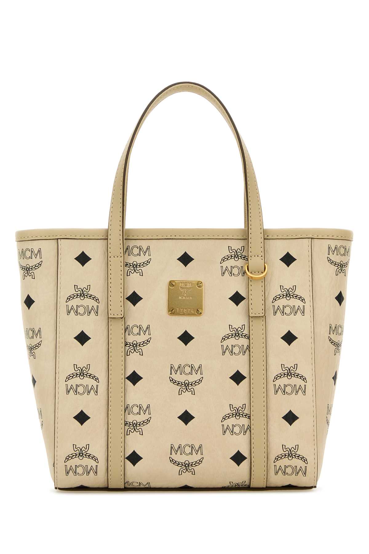 MCM Mini Printed Canvas Handbag