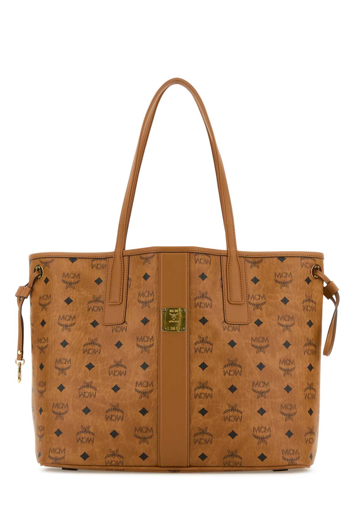 MCM Medium Printed Canvas Shopper Handbag