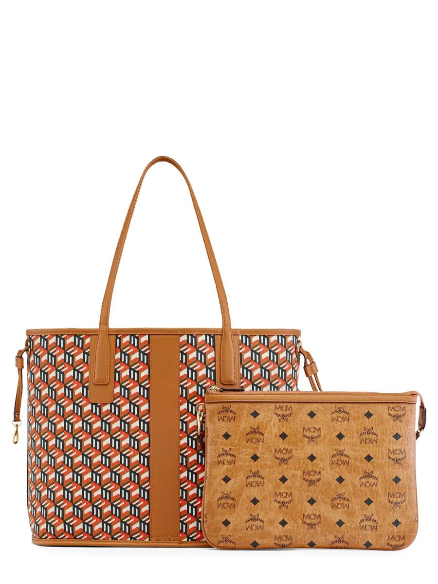 MCM Elegant Mini Polyurethane-Cotton Handbag for Women