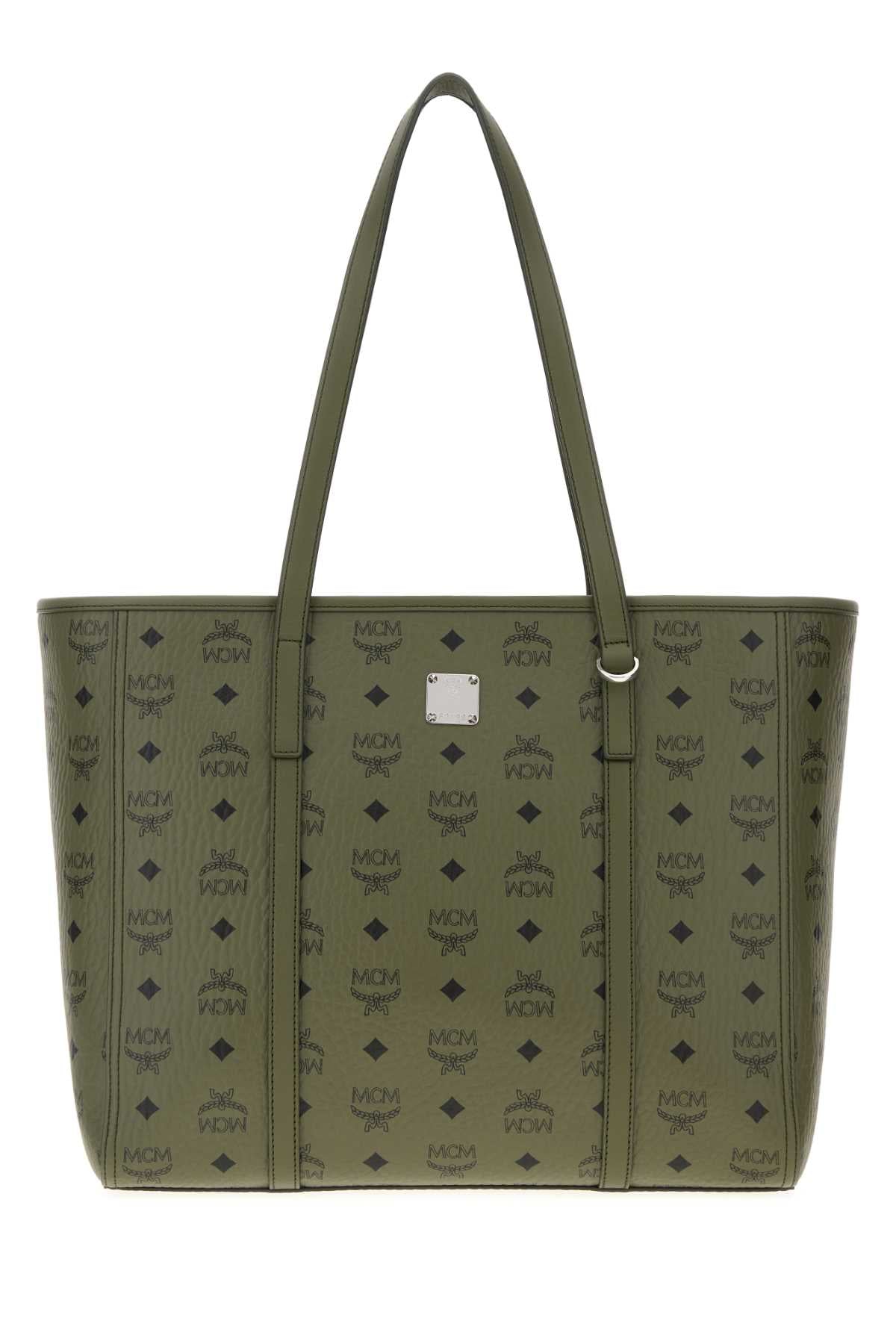 MCM Printed Canvas Toni Mini Shopping Handbag