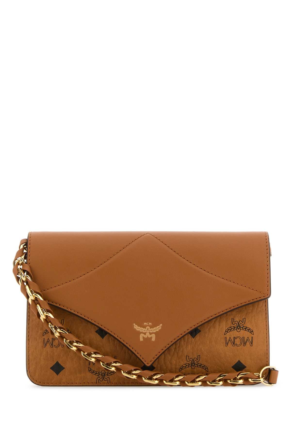 MCM Mini Printed Canvas Diamond Crossbody Handbag