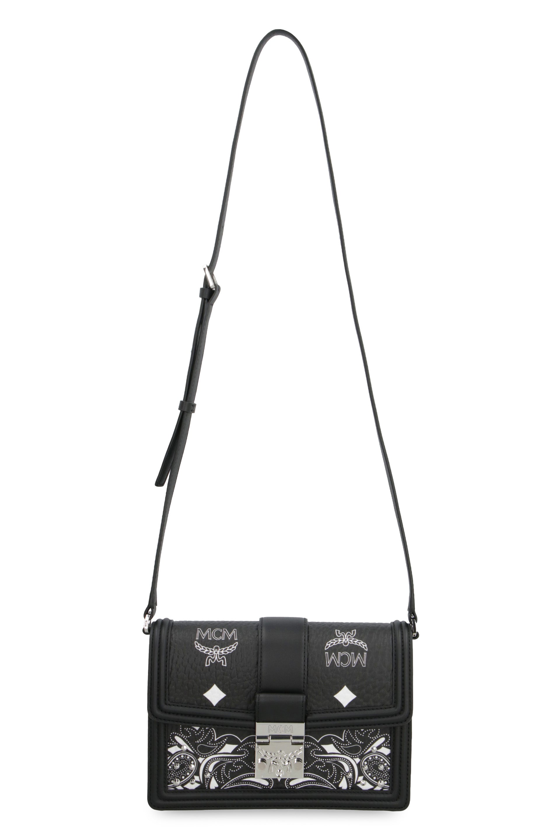 MCM Mini Printed Canvas Shoulder Bag
