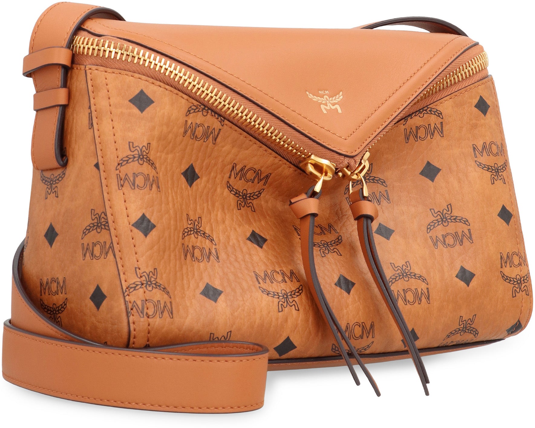 MCM 3D Mini Crossbody Handbag in Mixed Leather