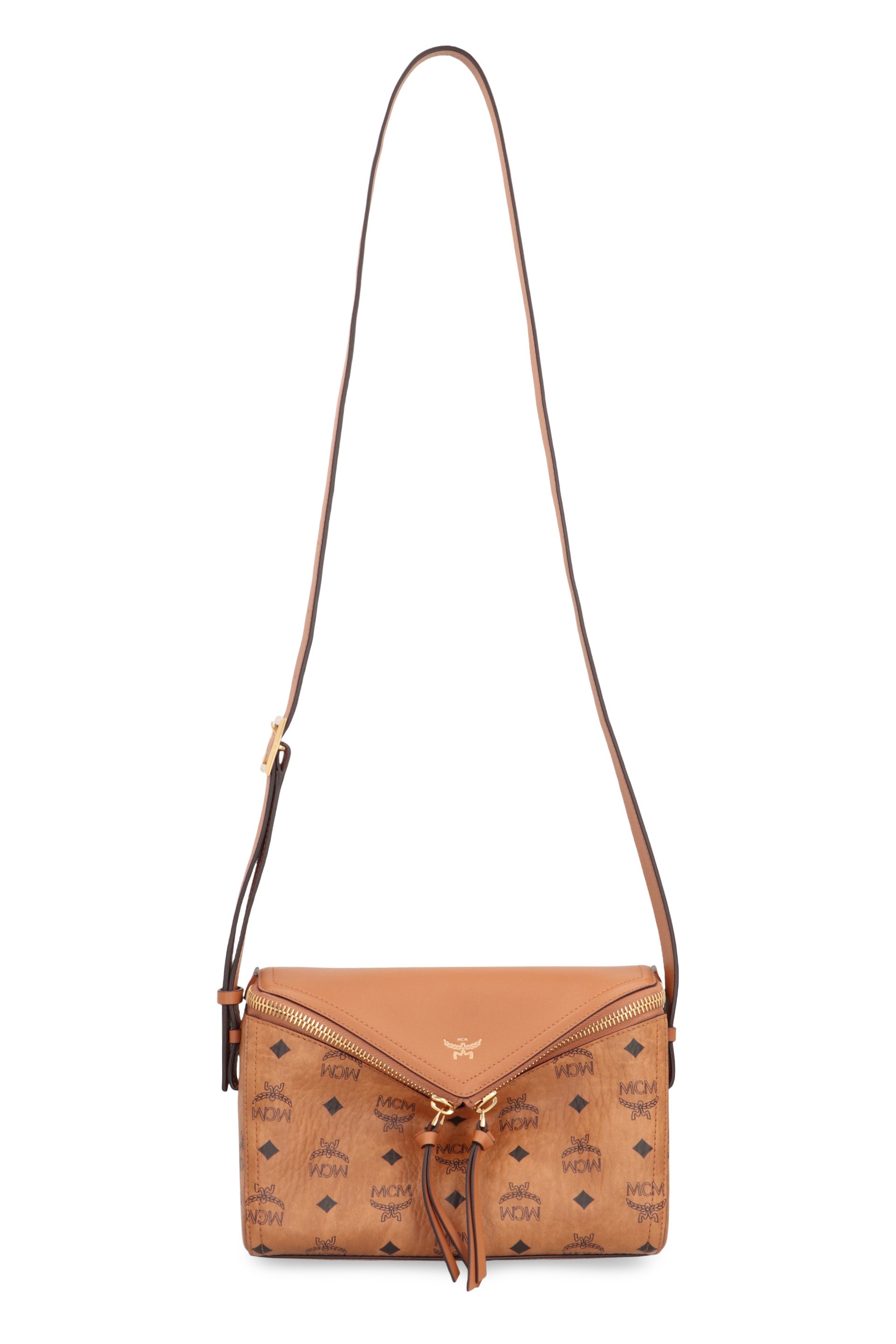 MCM 3D Mini Crossbody Handbag in Mixed Leather