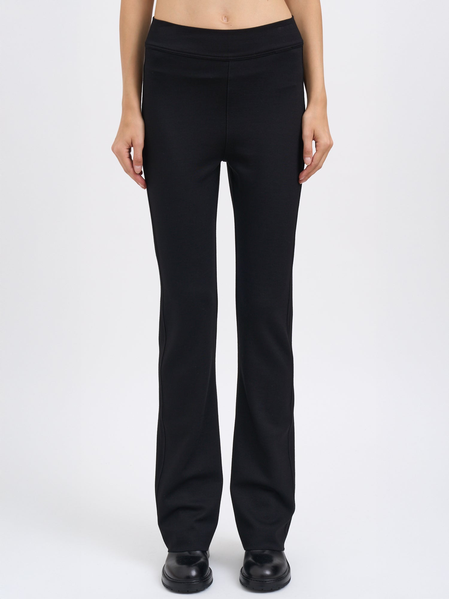 THOM KROM Slim Flared High Waist Pants