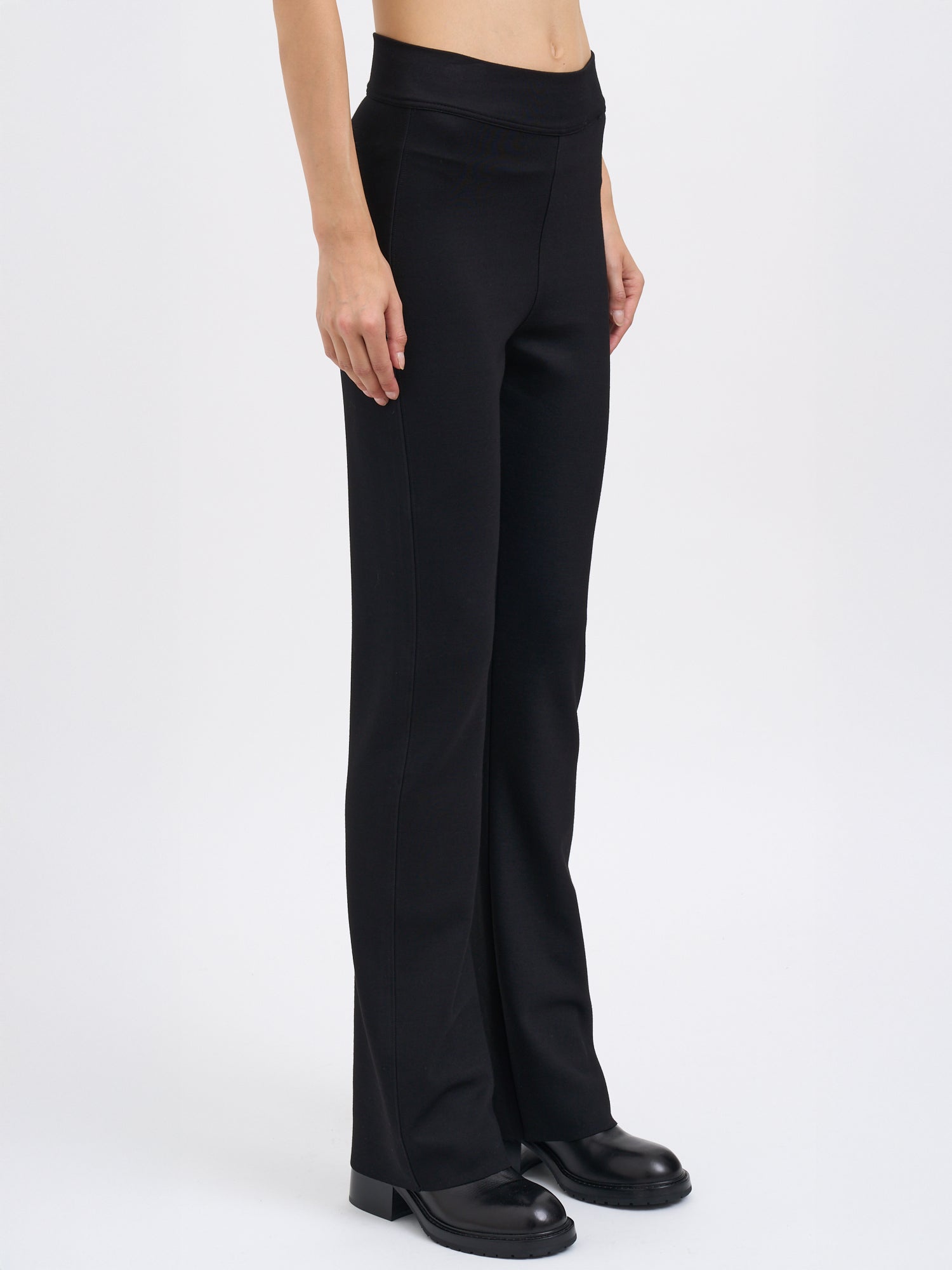 THOM KROM Slim Flared High Waist Pants