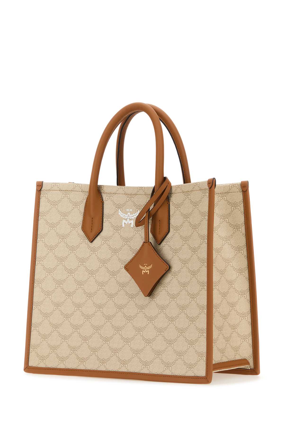 MCM Medium Printed Shopping Handbag