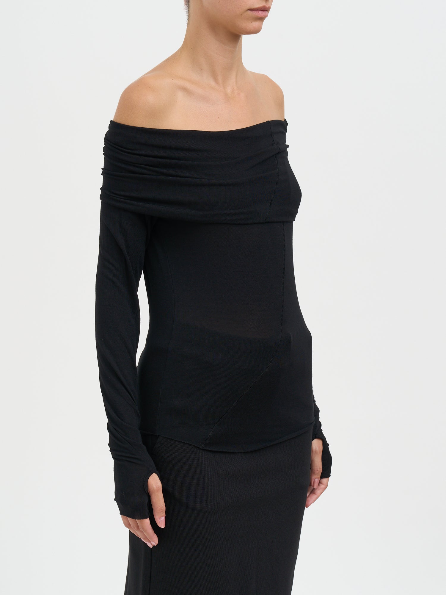 THOM KROM Long Sleeve Visco Top - Size S