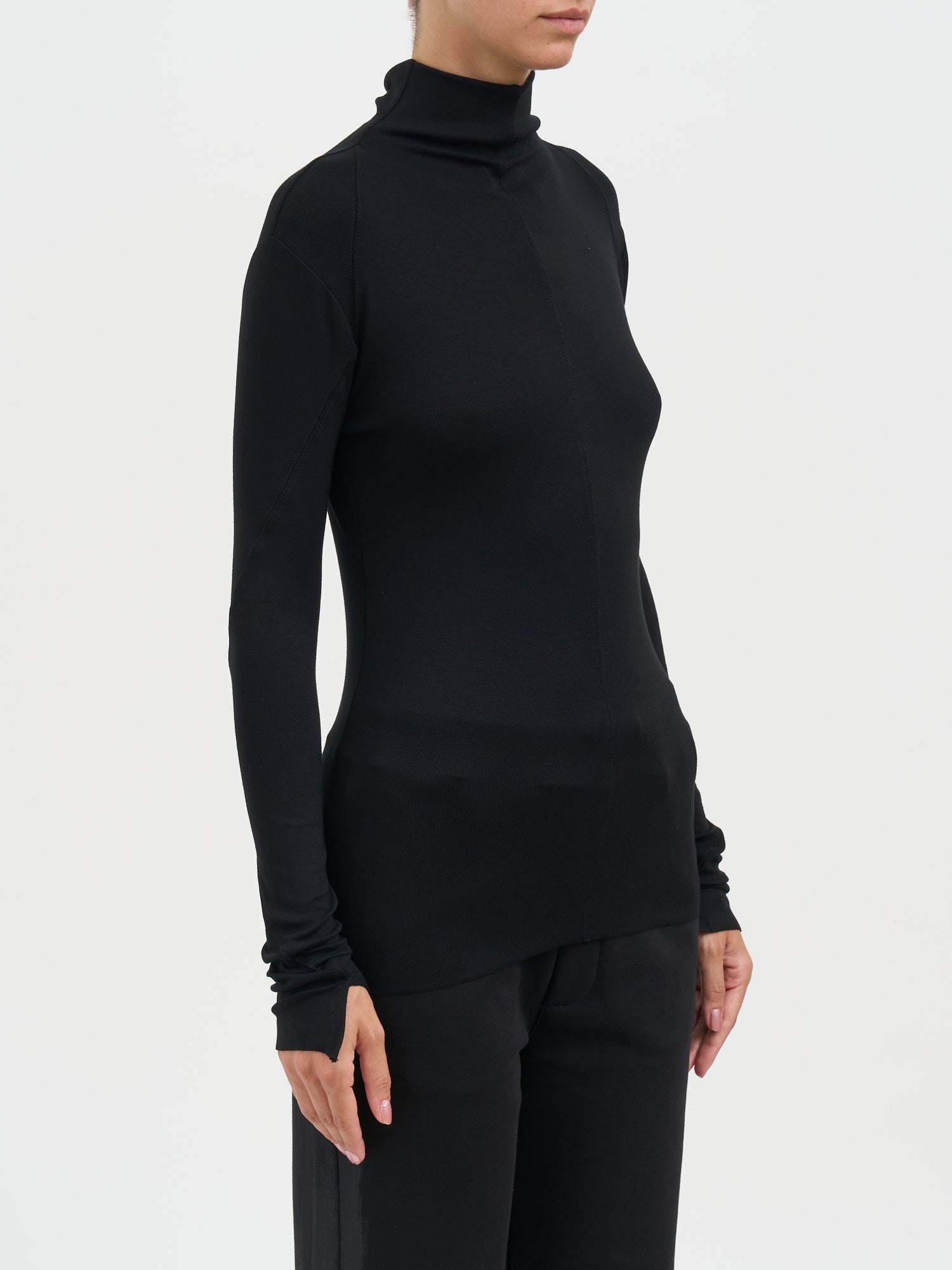 THOM KROM High Neck Slim Fit Sweater - Size S