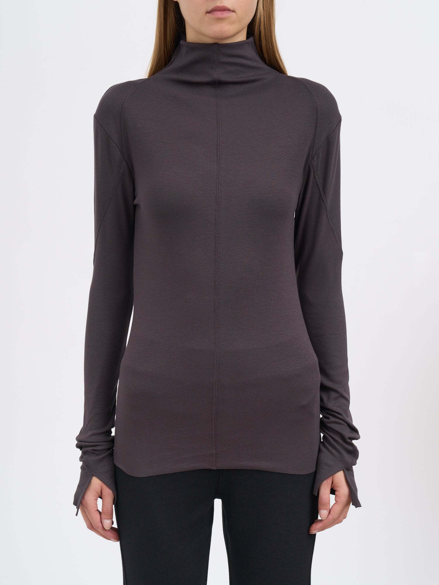 THOM KROM High Neck Viscose Sweater - Slim Fit